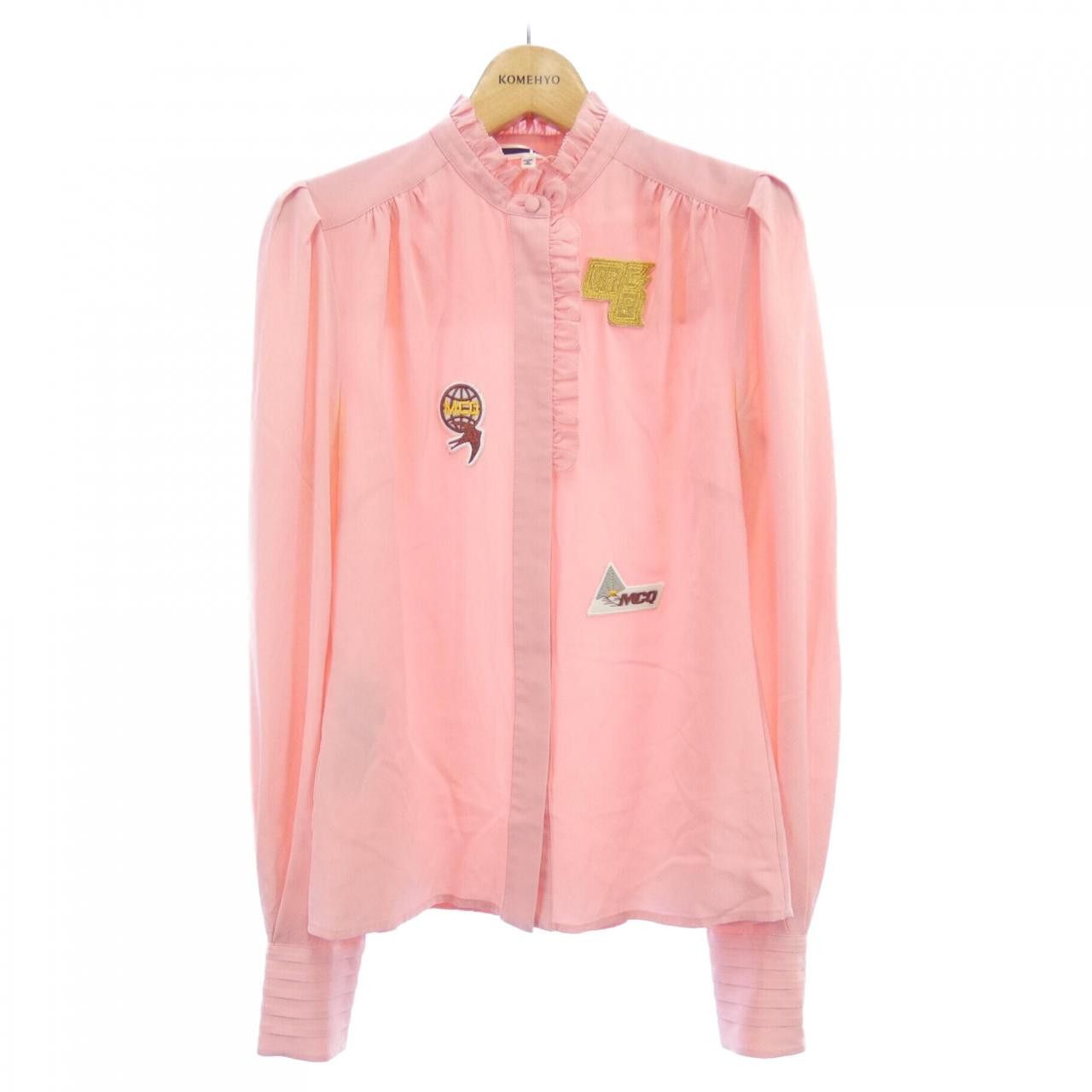 Alexander McQueen McQ Silk Shirt Others Dress Shirt 567006 RNB01 DUTY FREE for USA