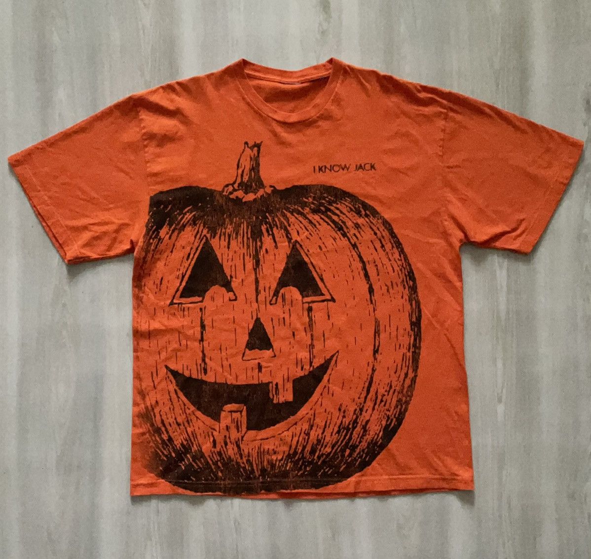 Vintage Vintage Jack O Lantern Halloween Pumpkin T Shirt USA Sz XL Size US XL / EU 56 / 4 - 1 Thumbnail