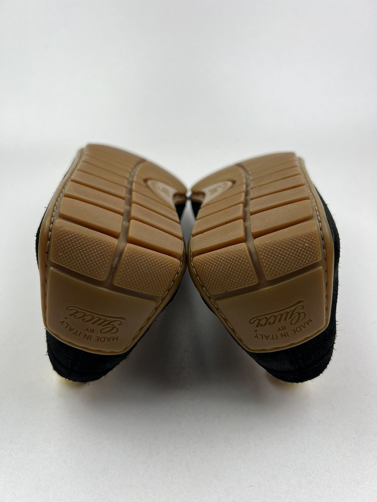 Gucci GUCCI Suede Driving Moccasins GG Logo Size US 12 / EU 45 - 11 Thumbnail
