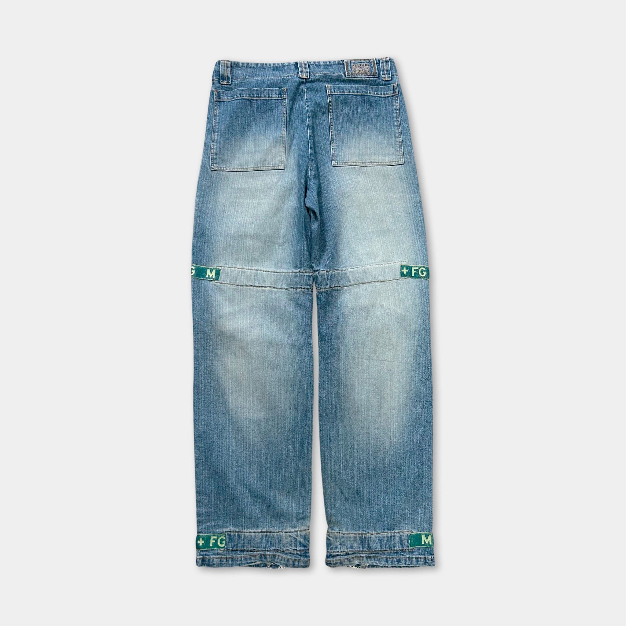 Marithe + Francois Girbaud Marithé + François Girbaud Classic Light Blue Cargo Denim Pa Size US 34 / EU 50 - 6 Thumbnail