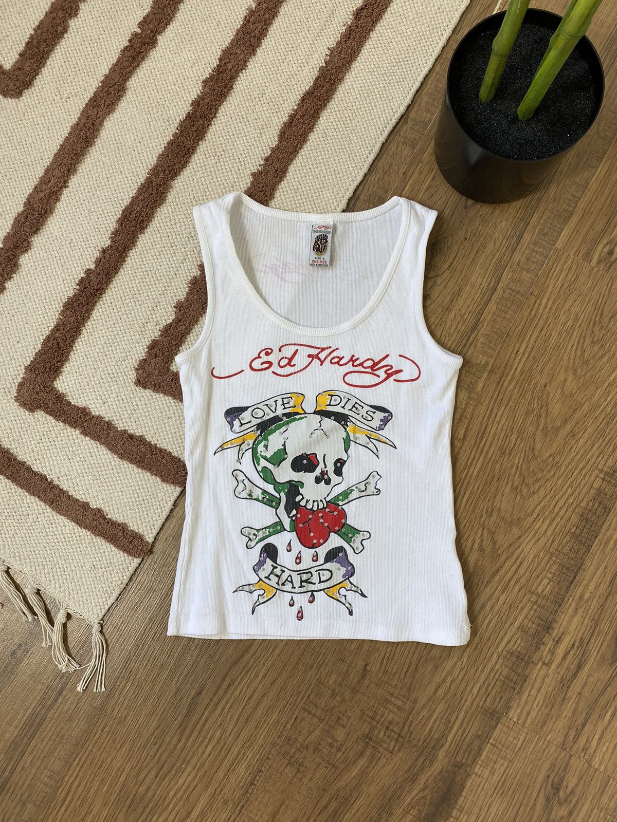 Ed Hardy VINTAGE ED HARDY BY CHRISTIAN AUDIGIER TOP Size S / US 4 / IT 40 - 1 Thumbnail