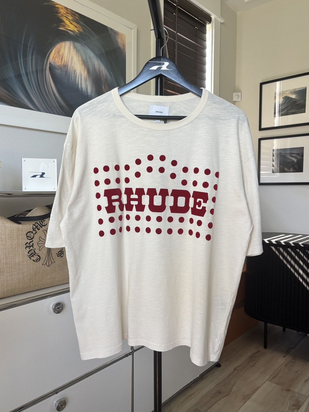 Rhude RHUDE WESTERN DOT LOGO TEE Size US L / EU 52-54 / 3 - 2 Thumbnail