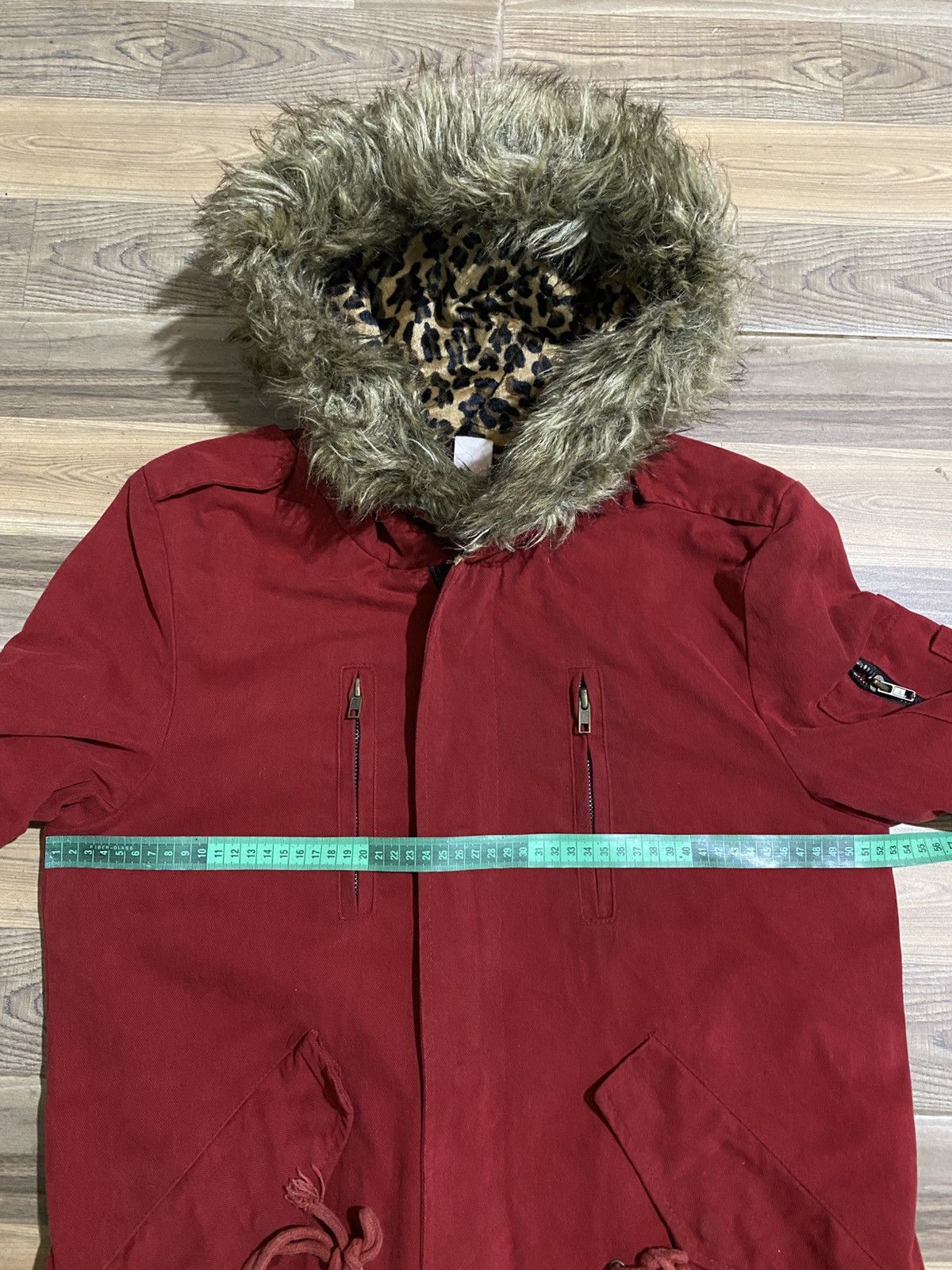 If Six Was Nine × Japanese Brand × Le Grande Bleu (L.G.B.) 💥NEED GONE💥 ATTACHMENT LEOPARD PUNK GOTHIC FUR HOODIES Size US M / EU 48-50 / 2 - 12 Thumbnail