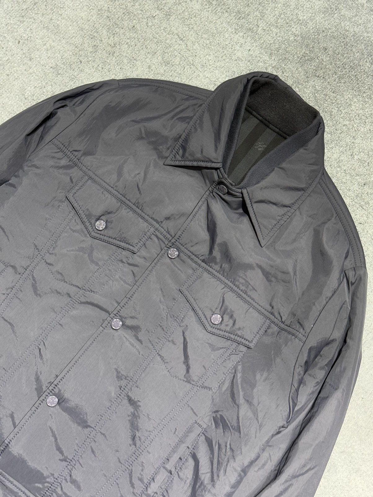Louis Vuitton Louis vuitton - Reversible Trucker - wool jacket Size US M / EU 48-50 / 2 - 3 Thumbnail