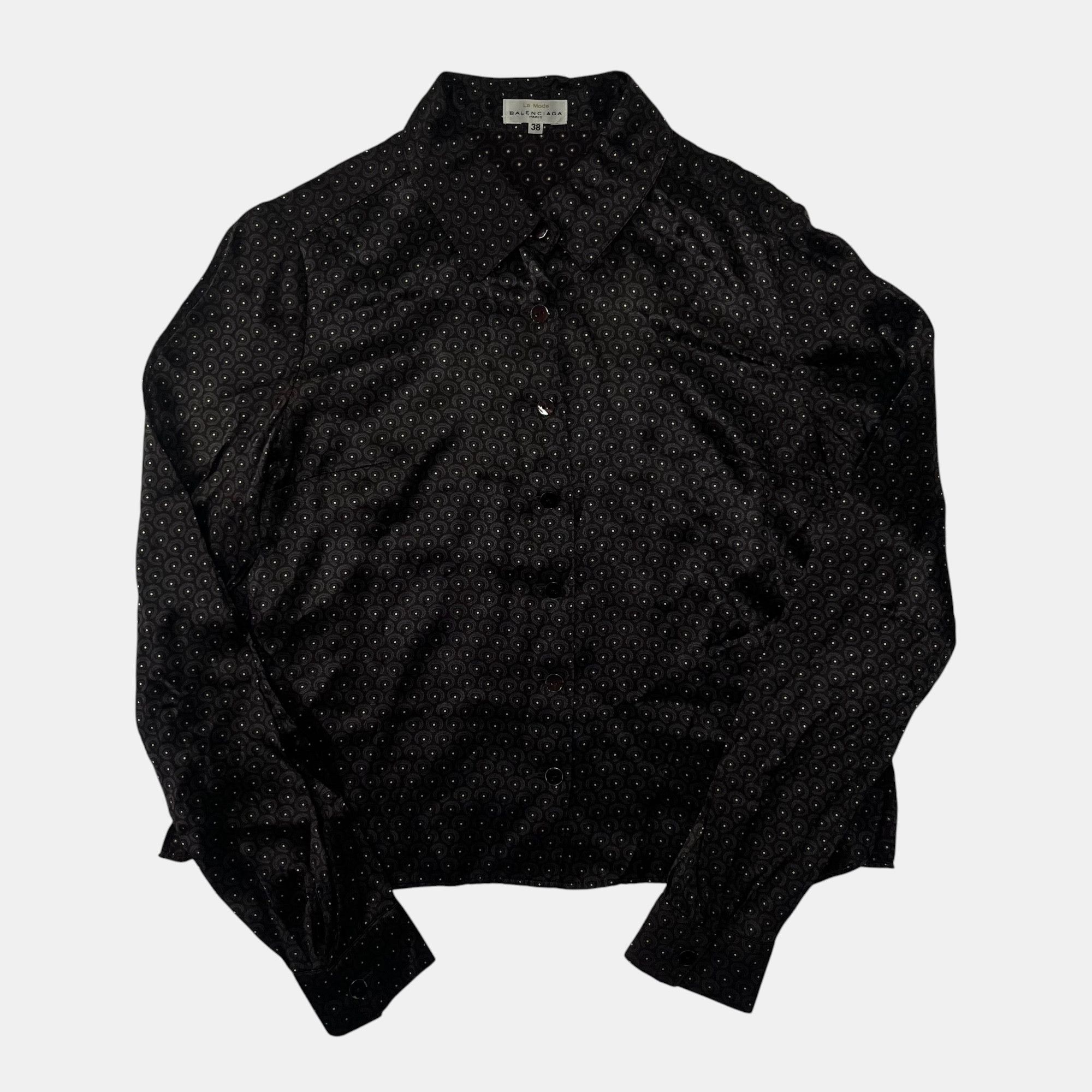 Balenciaga Balenciaga La Mode Women's Button Up Shirt Size S / US 4 / IT 40 - 1 Thumbnail