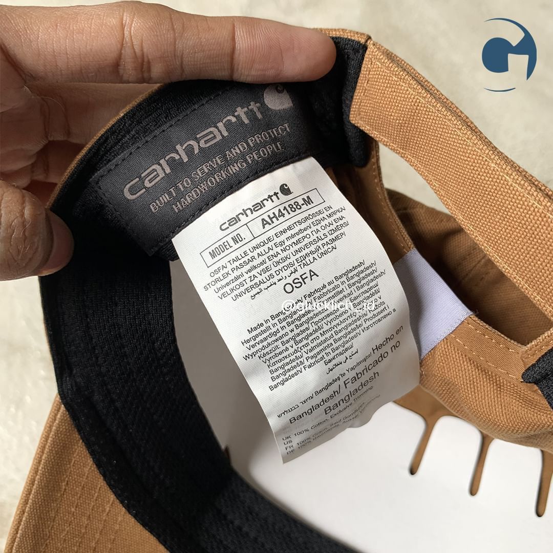 Carhartt Carhartt, Script Graphic Cap Brown Size ONE SIZE - 4 Thumbnail