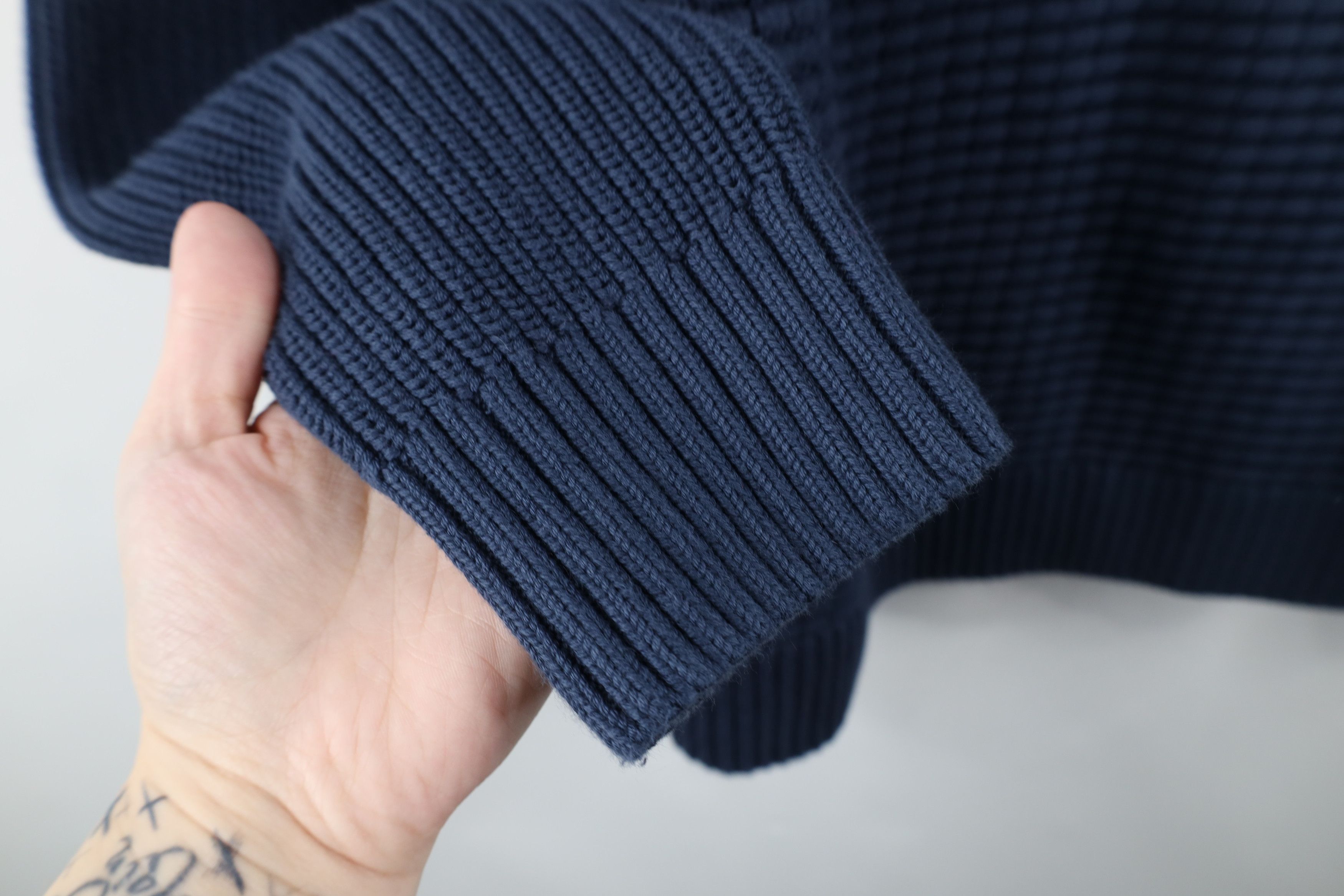 Duluth Trading Company × Vintage Duluth Trading Co Burly Retirement Button Mock Neck Sweater Size US L / EU 52-54 / 3 - 6 Thumbnail