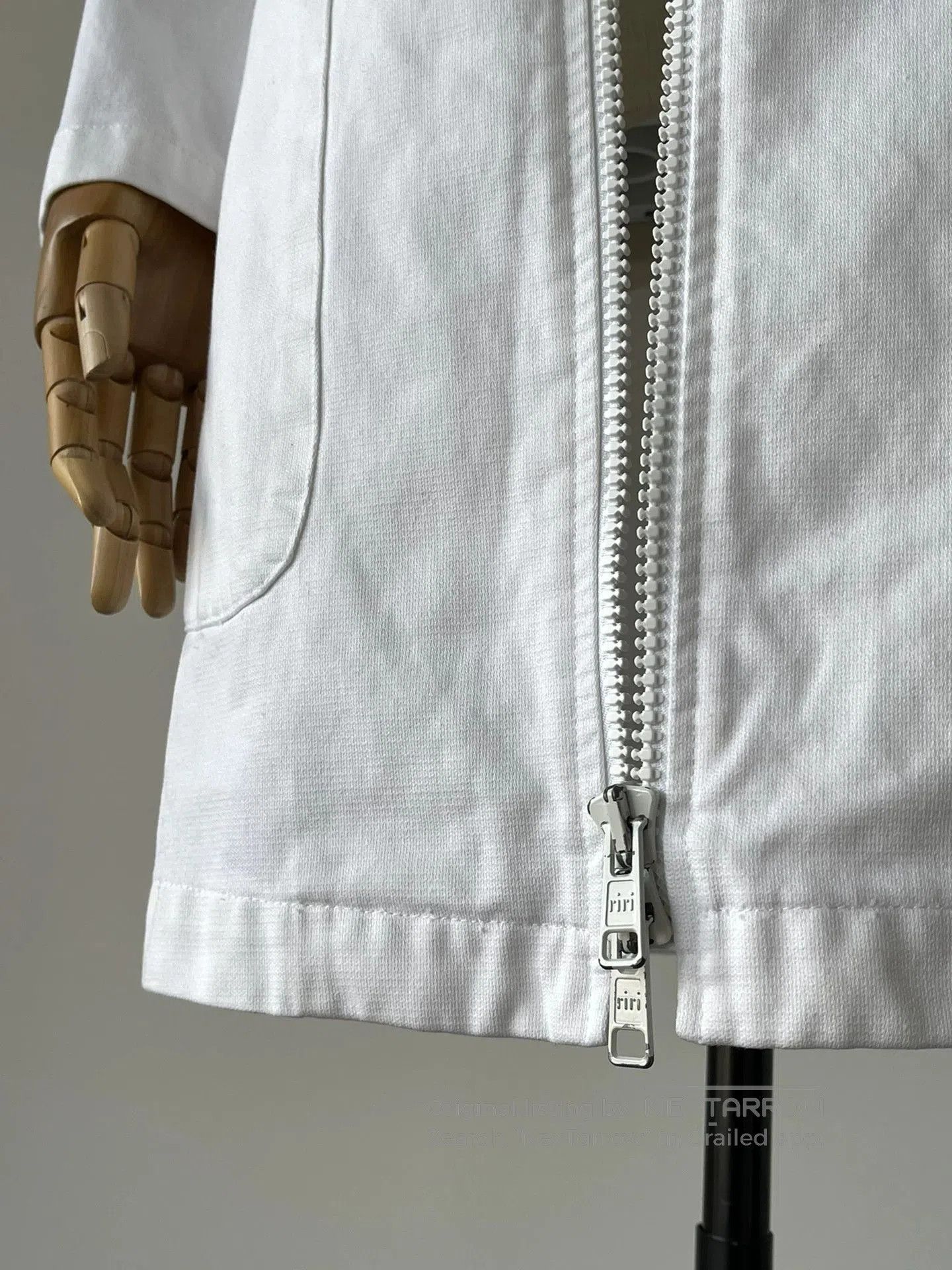 Maison Margiela Maison Martin Margiela 90s White Denim Jacket. Size US XXS / EU 40 - 8 Thumbnail