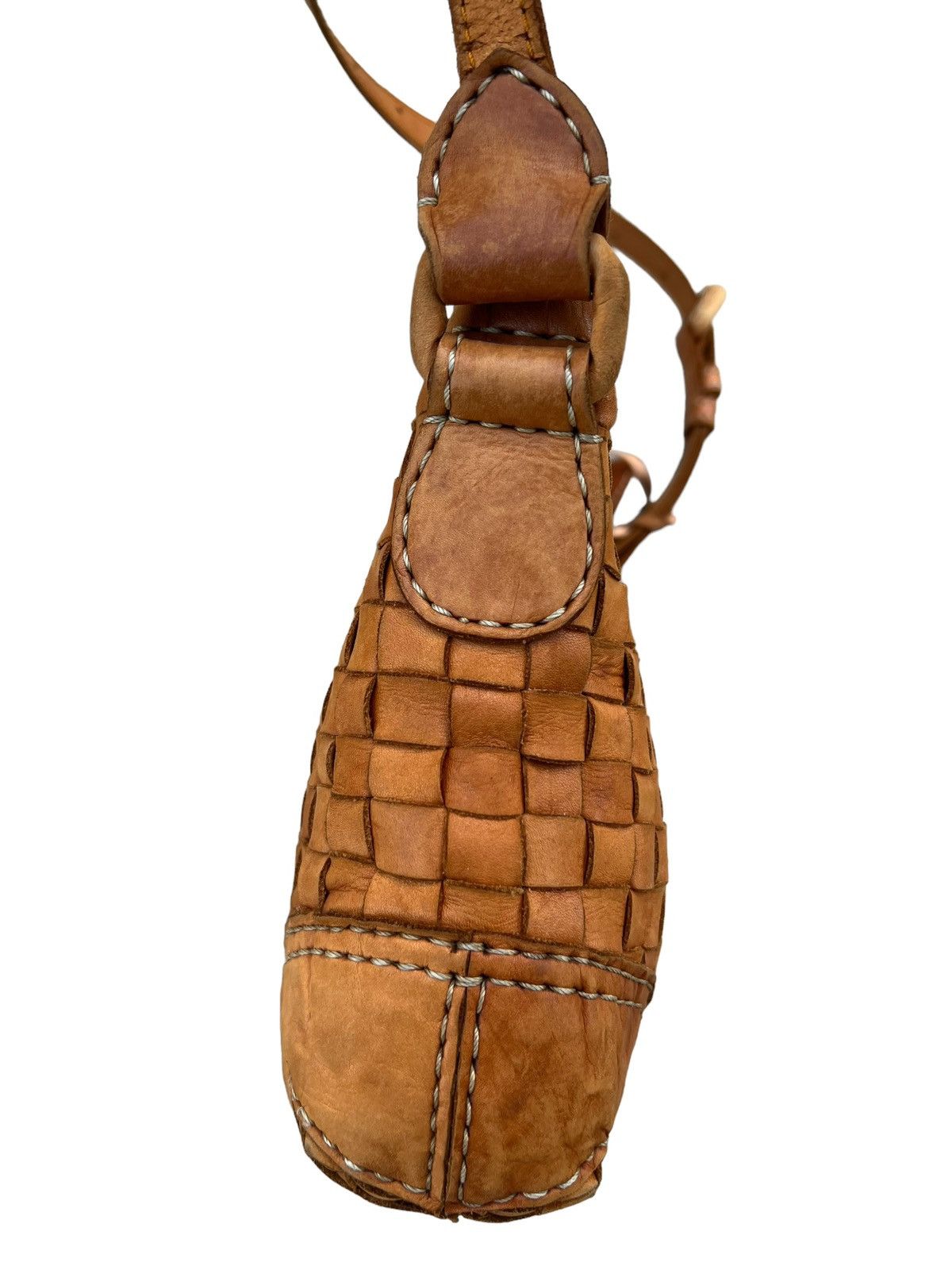 Leather Robita Japan Patina Woven Leather Bag Size ONE SIZE - 5 Thumbnail