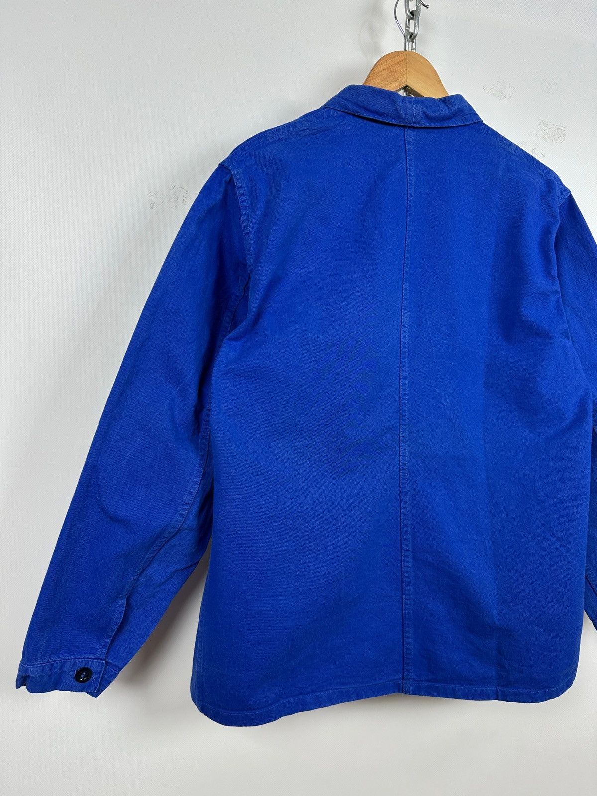 Le Laboureur 80s Vintage Lutteurs French Workwear Sanfor Chore Jacket Size US M / EU 48-50 / 2 - 19 Thumbnail