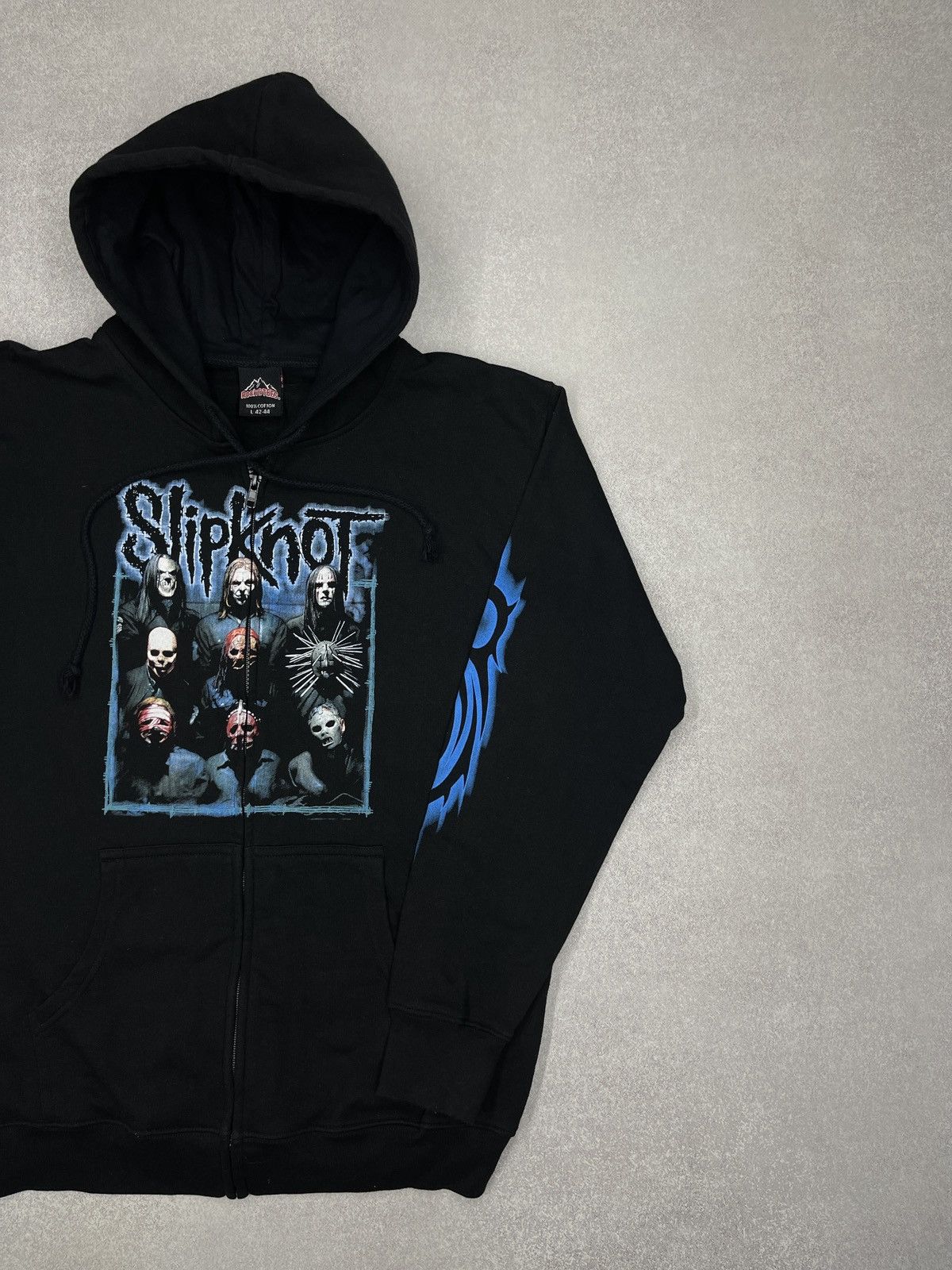 Slipknot Vintage Slipknot Zip Hoodie Black Big Logo Metal Rock Size US L / EU 52-54 / 3 - 8 Thumbnail
