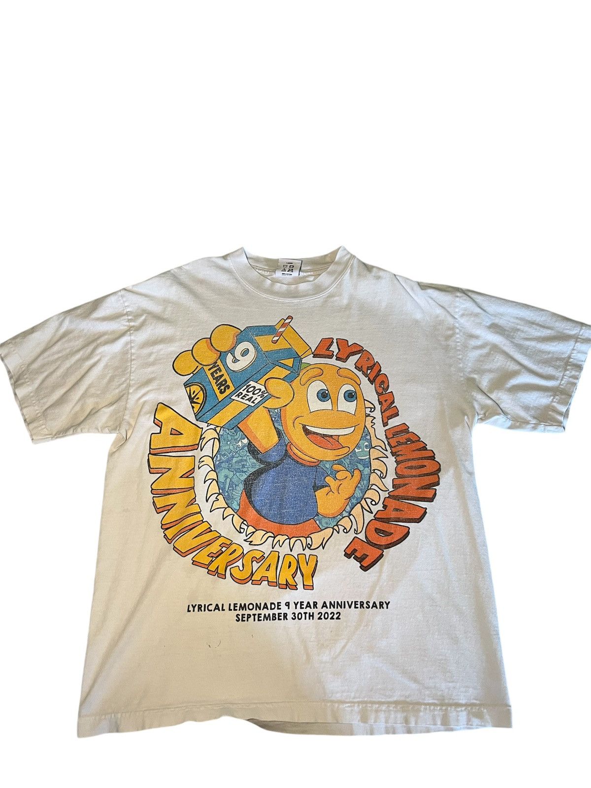 Lyrical Lemonade Lyrical Lemonade 9 Year Anniversary Tee Grailed