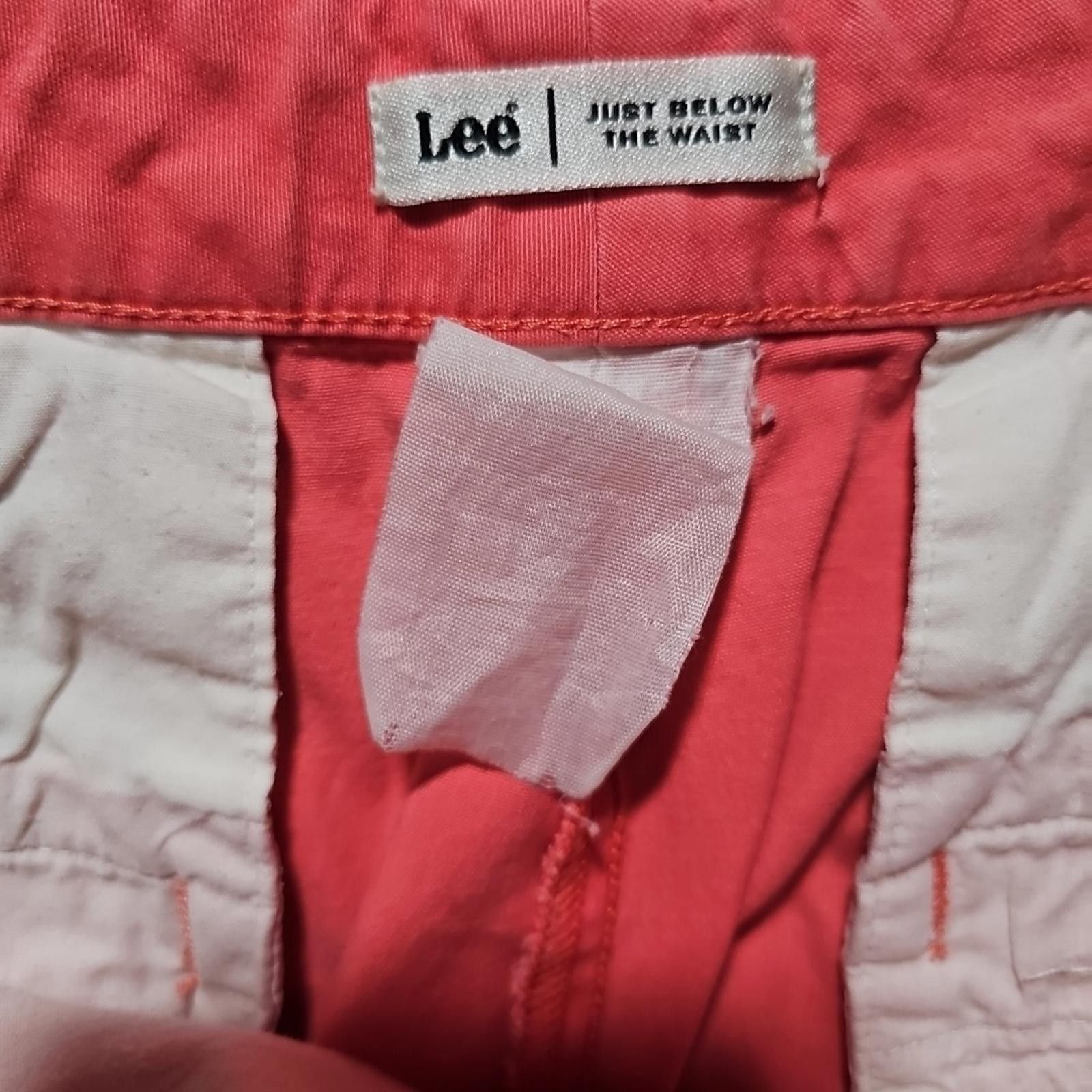 Lee LEE Just Below The Waist Pink Capri Pants Size 33" - 3 Thumbnail