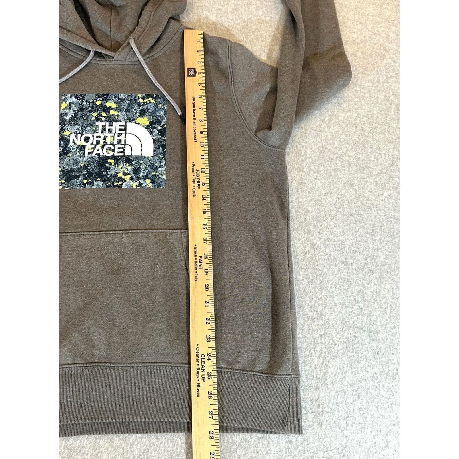 The North Face The North Face Hoodie Mens Large Pullover Graphic Print Hooded Fleece Gray Sweatshirt Size US L / EU 52-54 / 3 - 6 Thumbnail
