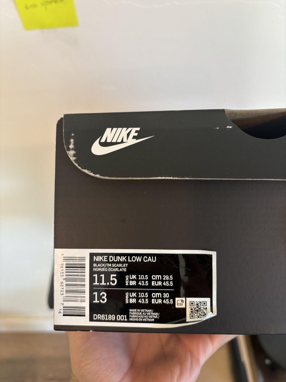 Nike Nike Dunk Low CAU Clark Atlanta University Size US 11.5 / EU 44-45 - 11 Thumbnail