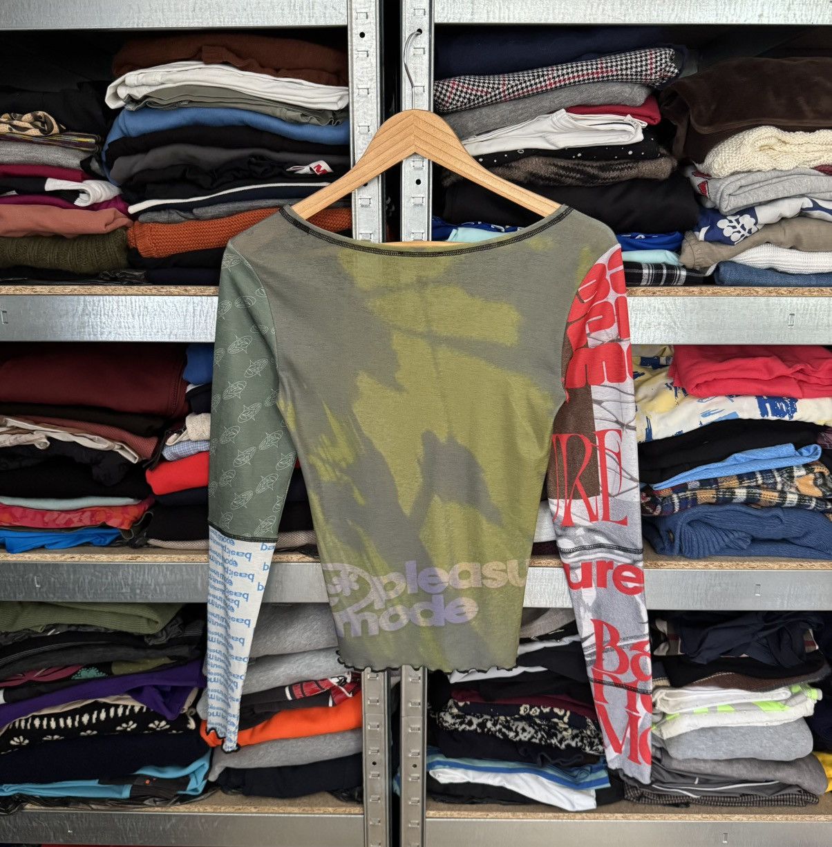 Designer Basic pleasure mode 6 avantgarde all printed long sleeve top Size M / US 6-8 / IT 42-44 - 14 Thumbnail