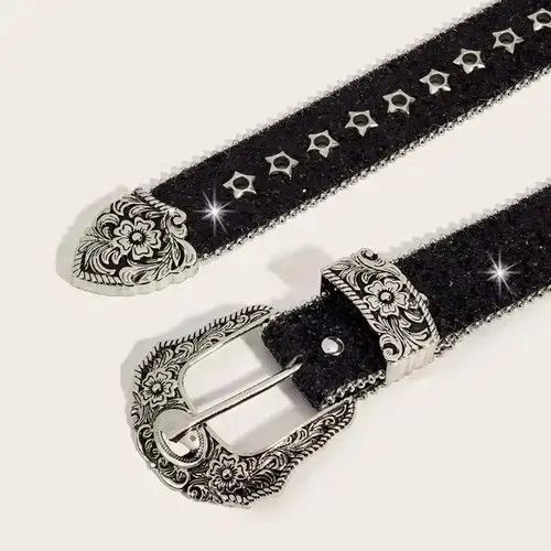 Other Kusuno x Chiba Glittering PU Leather Belt Size ONE SIZE - 8 Thumbnail
