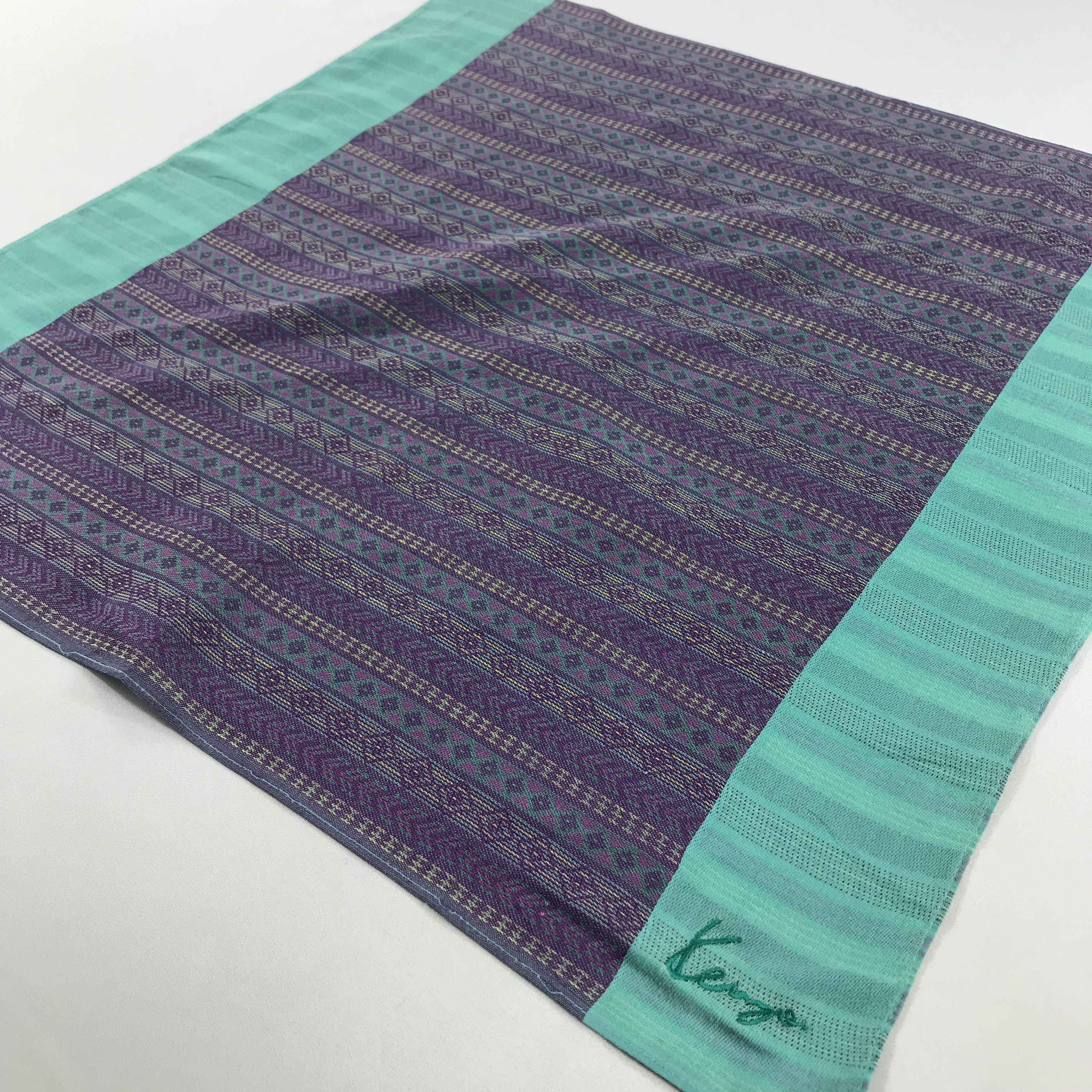 Kenzo × Vintage Kenzo Bandana / Handkerchief / Neckerchief - S2436 Size ONE SIZE - 2 Thumbnail
