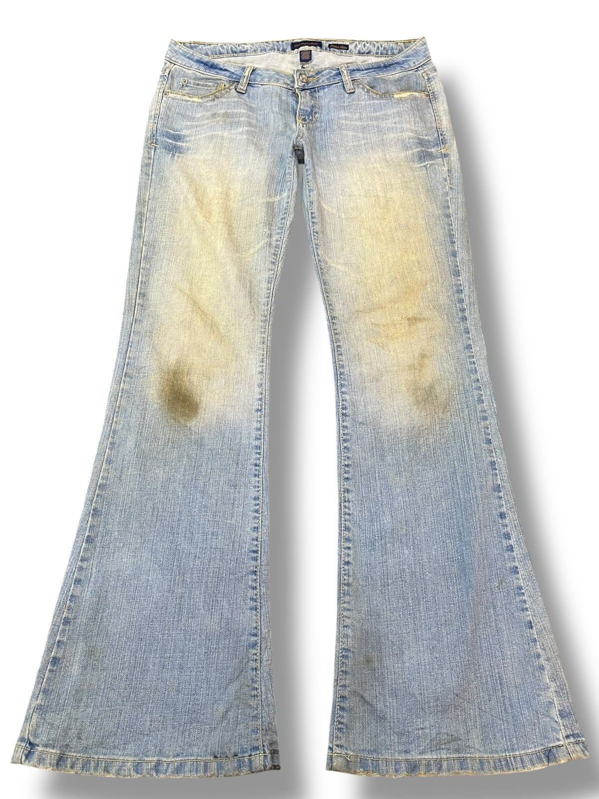 Aeropostale Vintage Aeropostale Flare Studded Blink Mudwash Denim Size US 33 - 1 Thumbnail