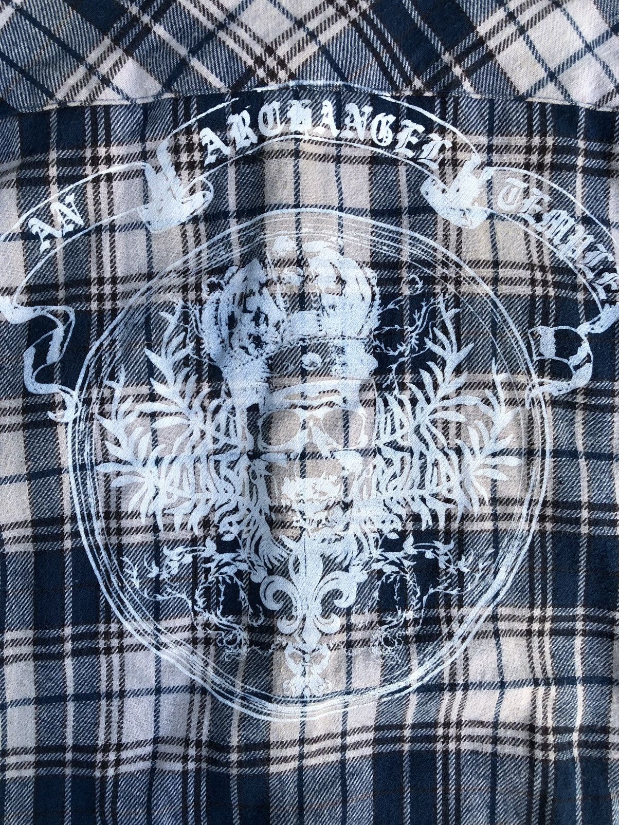 Hysteric Glamour Japanese Poem Skull Tribal Button Down Shirt Size US L / EU 52-54 / 3 - 5 Thumbnail