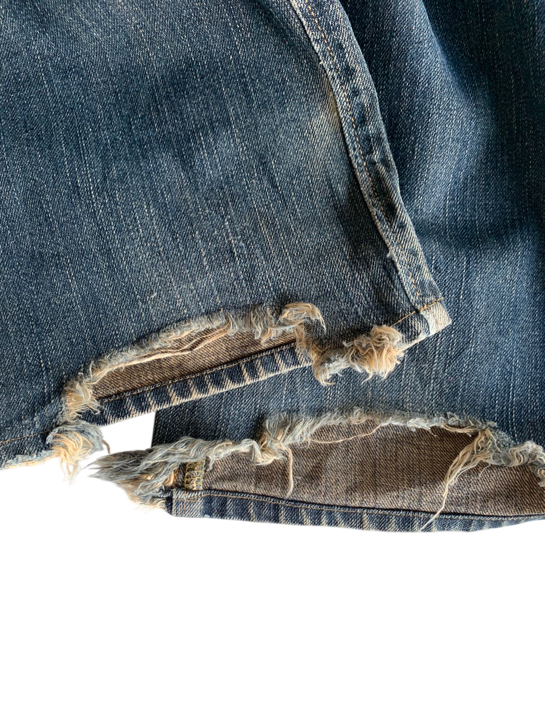 Edwin VINTAGE EDWIN 505Z BAGGY SELVEDGE RUSTY DISTRESSED DENIM Size US 36 / EU 52 - 20 Thumbnail
