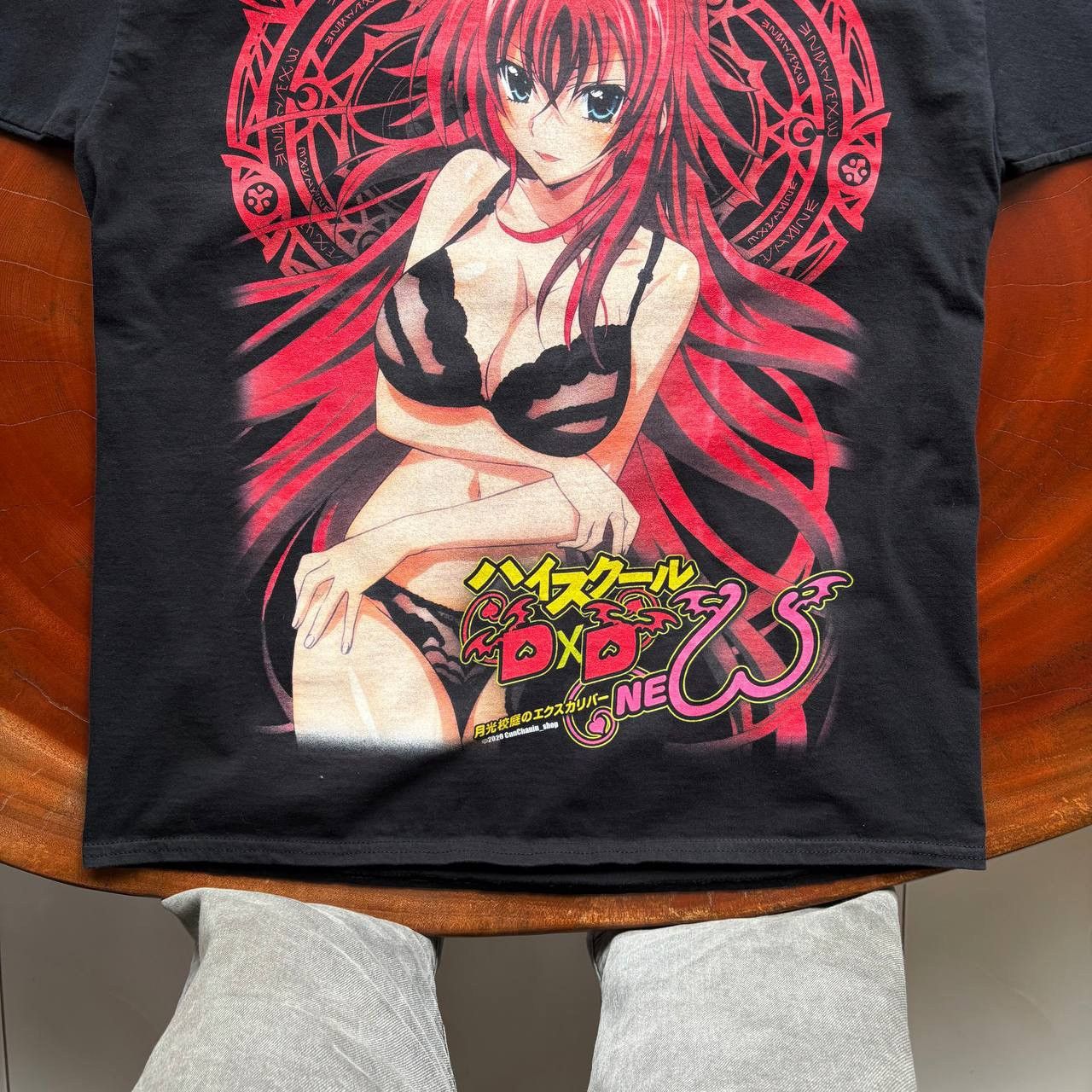 Anime Anime Highschool DxD Rias Gremory Waifu Ecchi Tee Size US XL / EU 56 / 4 - 5 Thumbnail