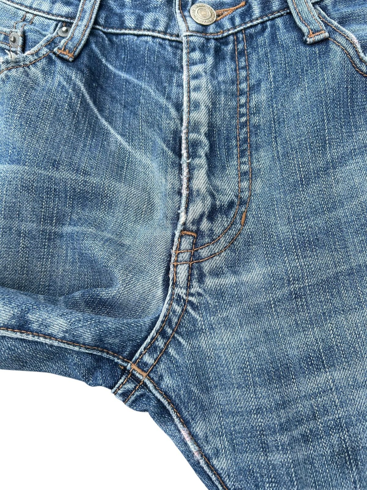 Kapital Vintage Takeo Kikuchi Japanese Distressed Denim Jeans Size US 32 / EU 48 - 13 Thumbnail