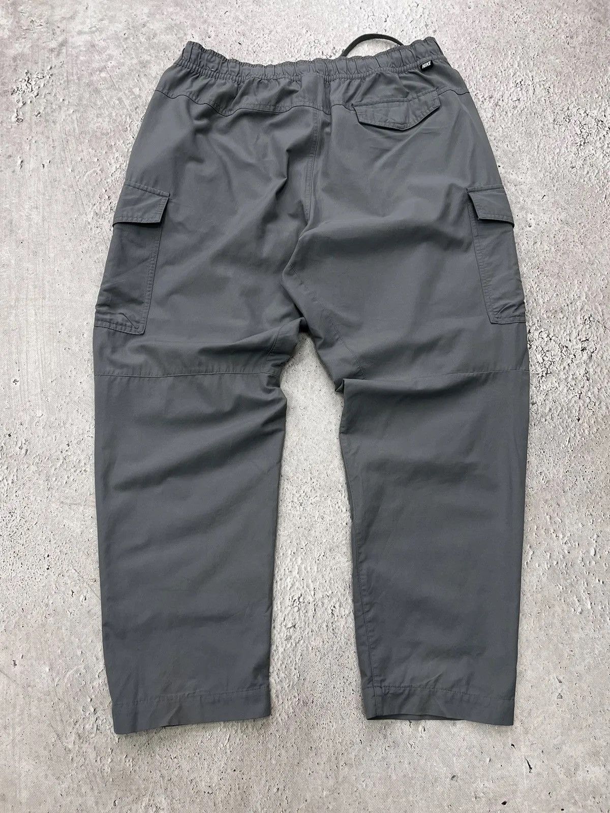 Nike Nike drill cargo pants y2k nylon swoosh y2k Size US 35 - 10 Thumbnail