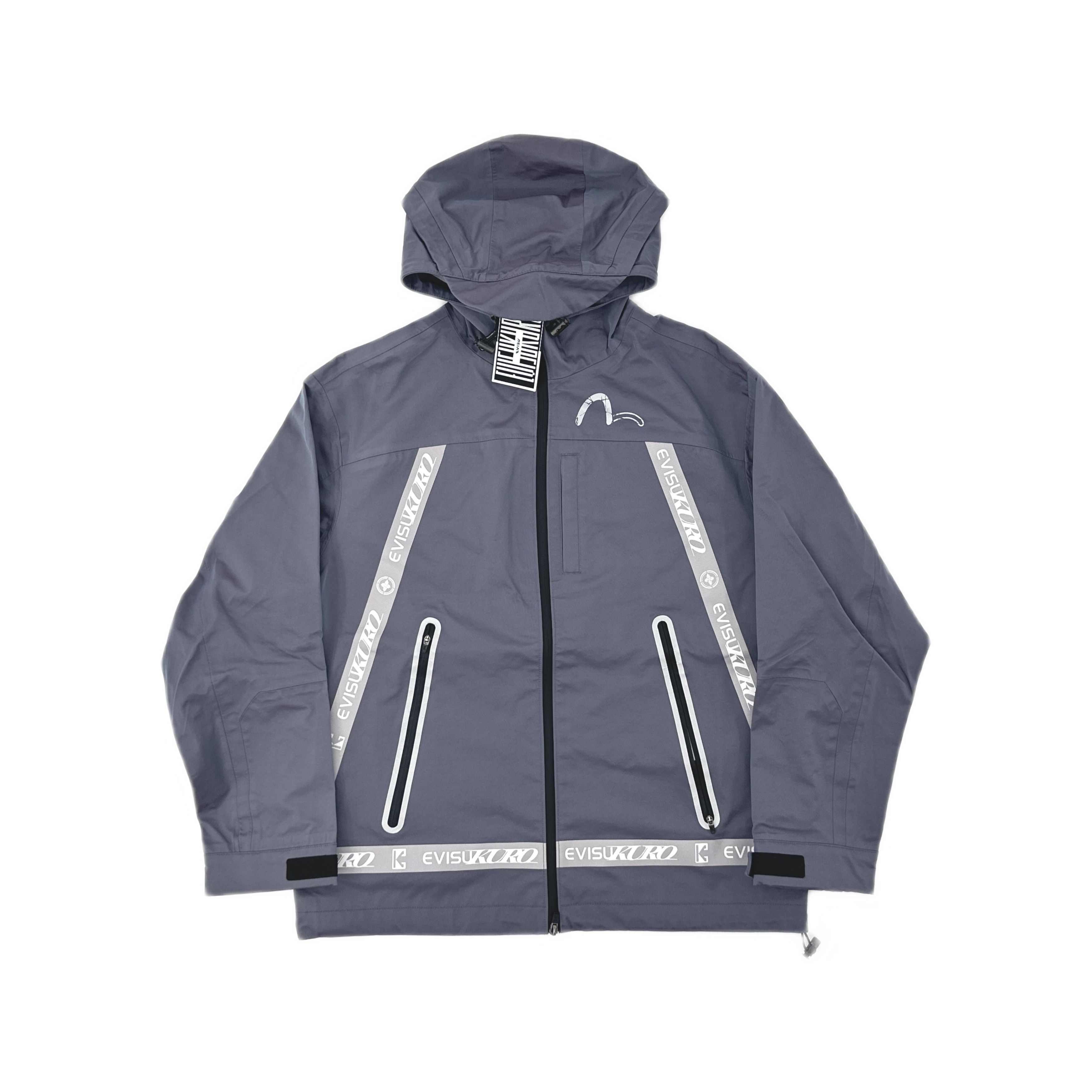Evisu EVISUKURO Logo Windbreaker Jacket Size M Size US M / EU 48-50 / 2 - 1 Thumbnail