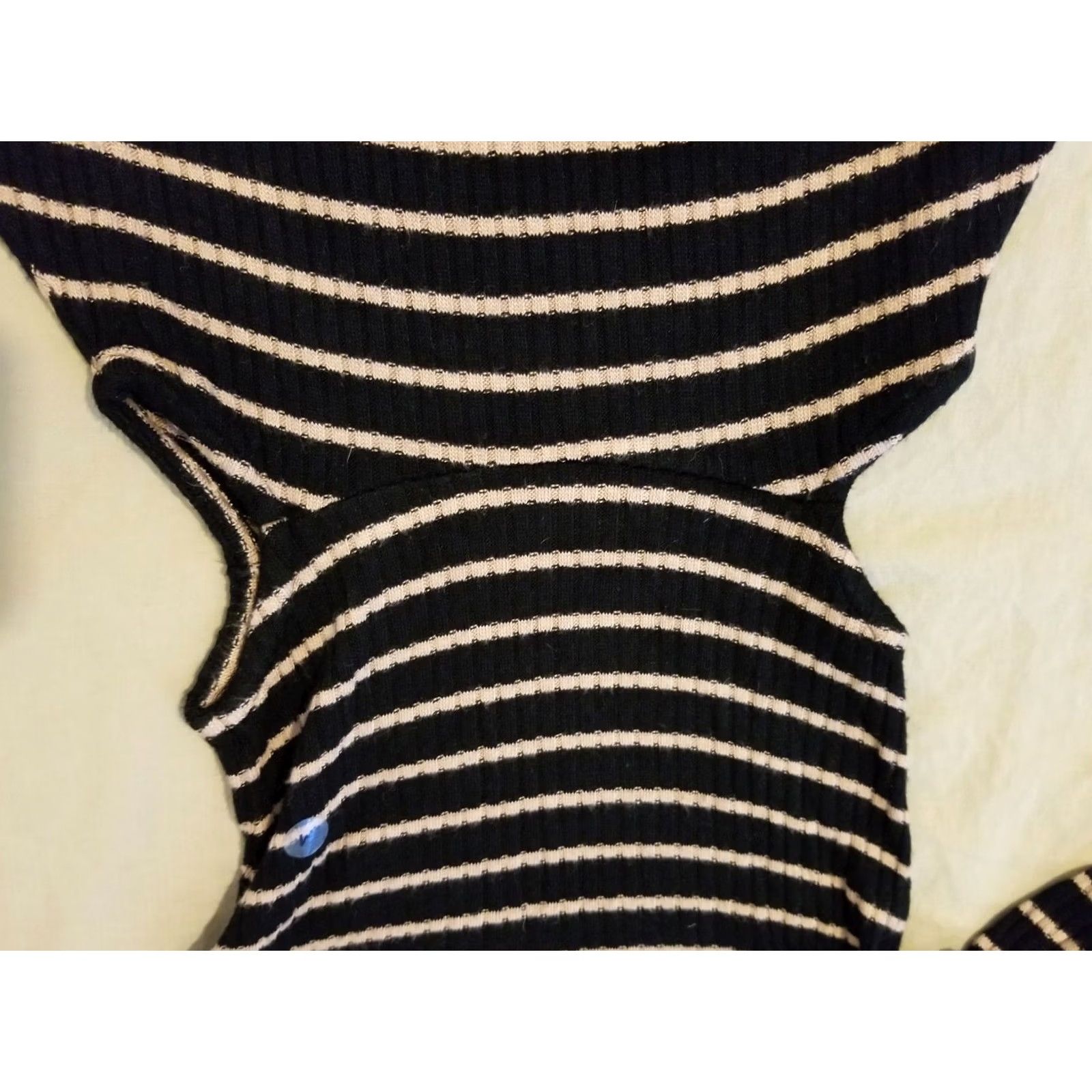 American Eagle Outfitters Womens American Eagle Outfitters Dress M Medium Black Cotton Size M / US 6-8 / IT 42-44 - 2 Thumbnail