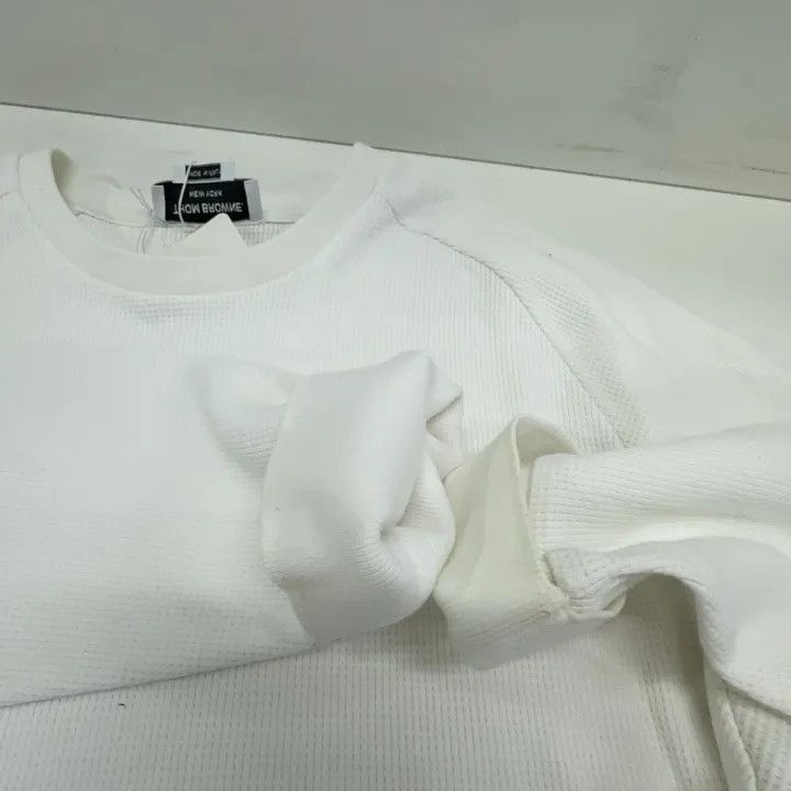 Thom Browne Thom Browne Classic Striped Long Sleeve Sweatshirt -2507 Size US M / EU 48-50 / 2 - 5 Thumbnail