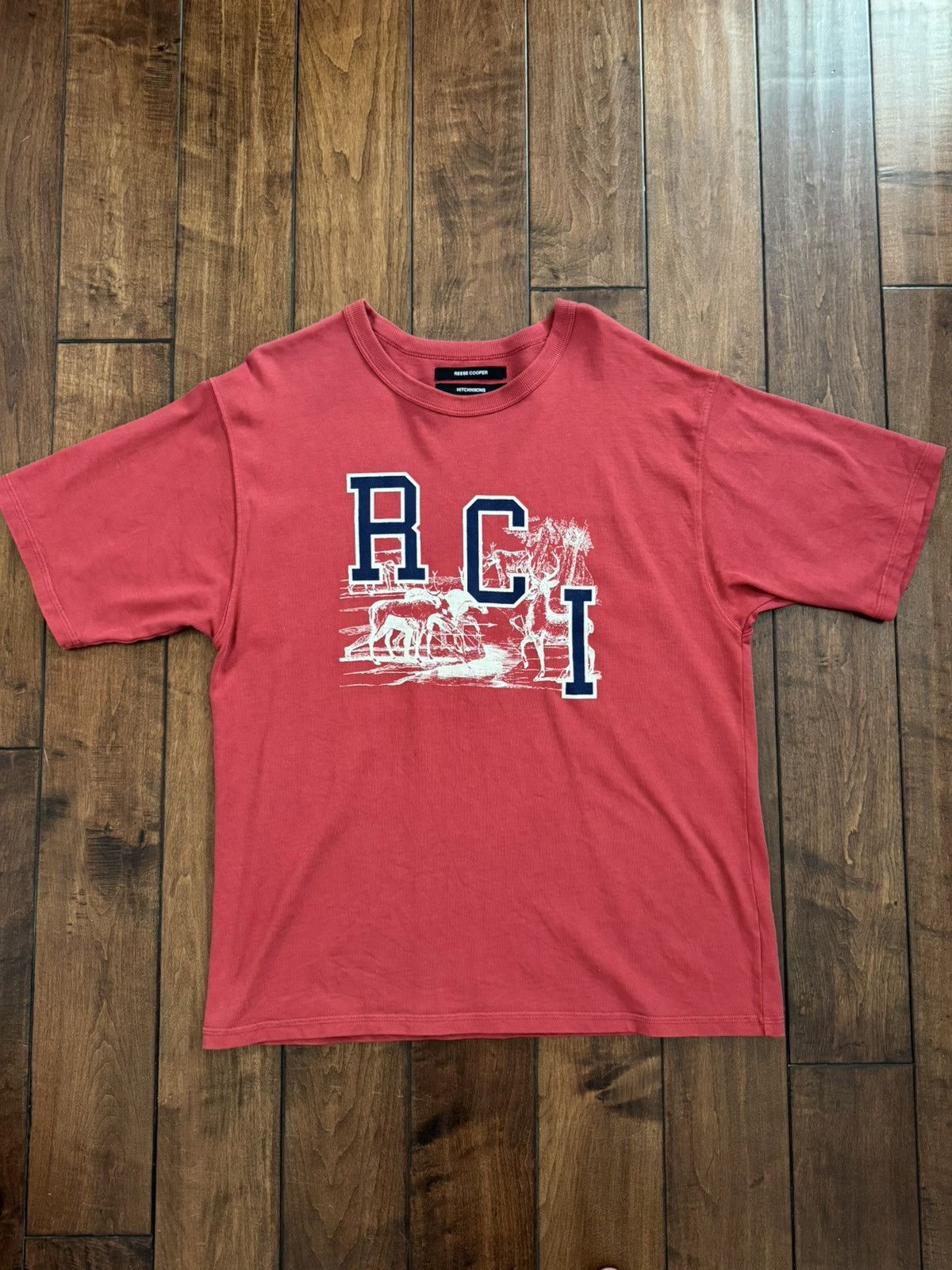 Reese Cooper Reese Cooper “Hitchhiking” T shirt Size US XL / EU 56 / 4 - 1 Thumbnail