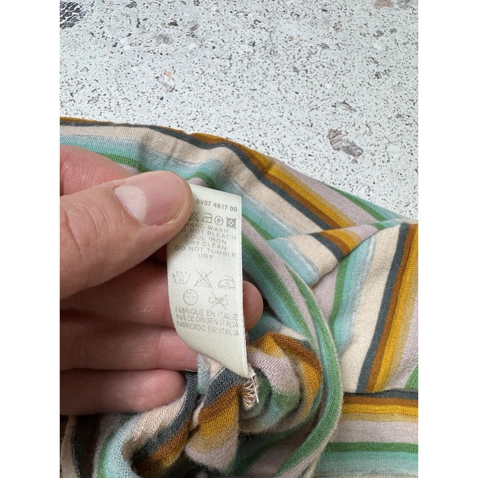 Miss Sixty Vintge Miss Sixty Turtleneck Sweater Avant Garde Striped Size L / US 10 / IT 46 - 15 Thumbnail