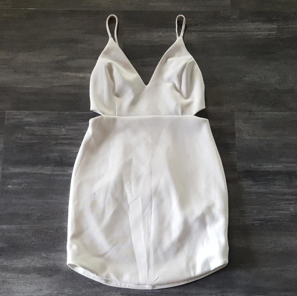 Forever 21 White Classic F21 Side Slit Mini Size S / US 4 / IT 40 - 3 Thumbnail