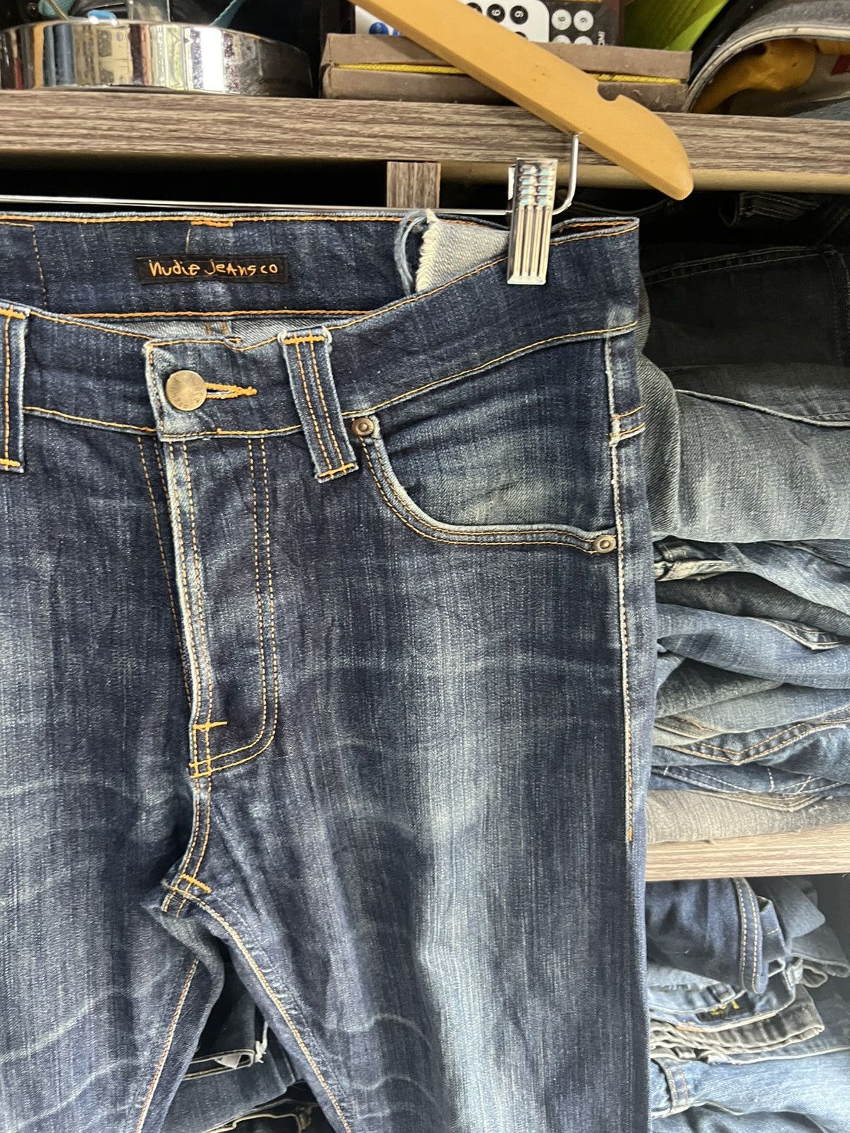 Nudie Jeans 🔥Nudie Jeans Made in Italy Distressed Denim Size US 30 / EU 46 - 8 Thumbnail