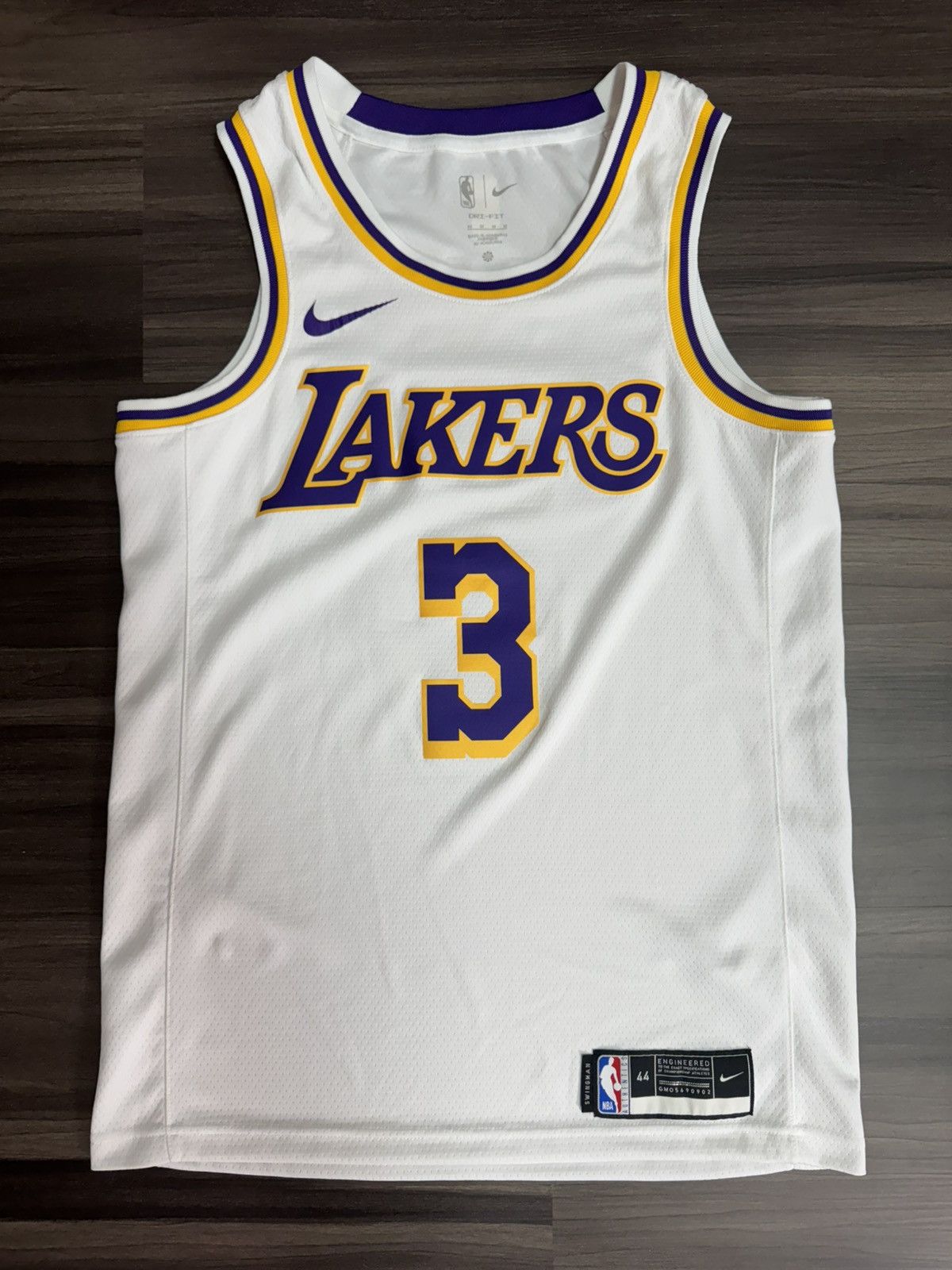 Nike Los Angeles Lakers Anthony Davis #3 NBA Swingman Jersey Size US M / EU 48-50 / 2 - 1 Thumbnail