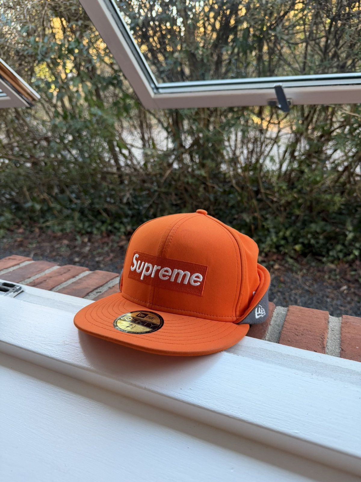 New Era × Supreme Supreme Orange Cap FW (20) Size ONE SIZE - 1 Thumbnail