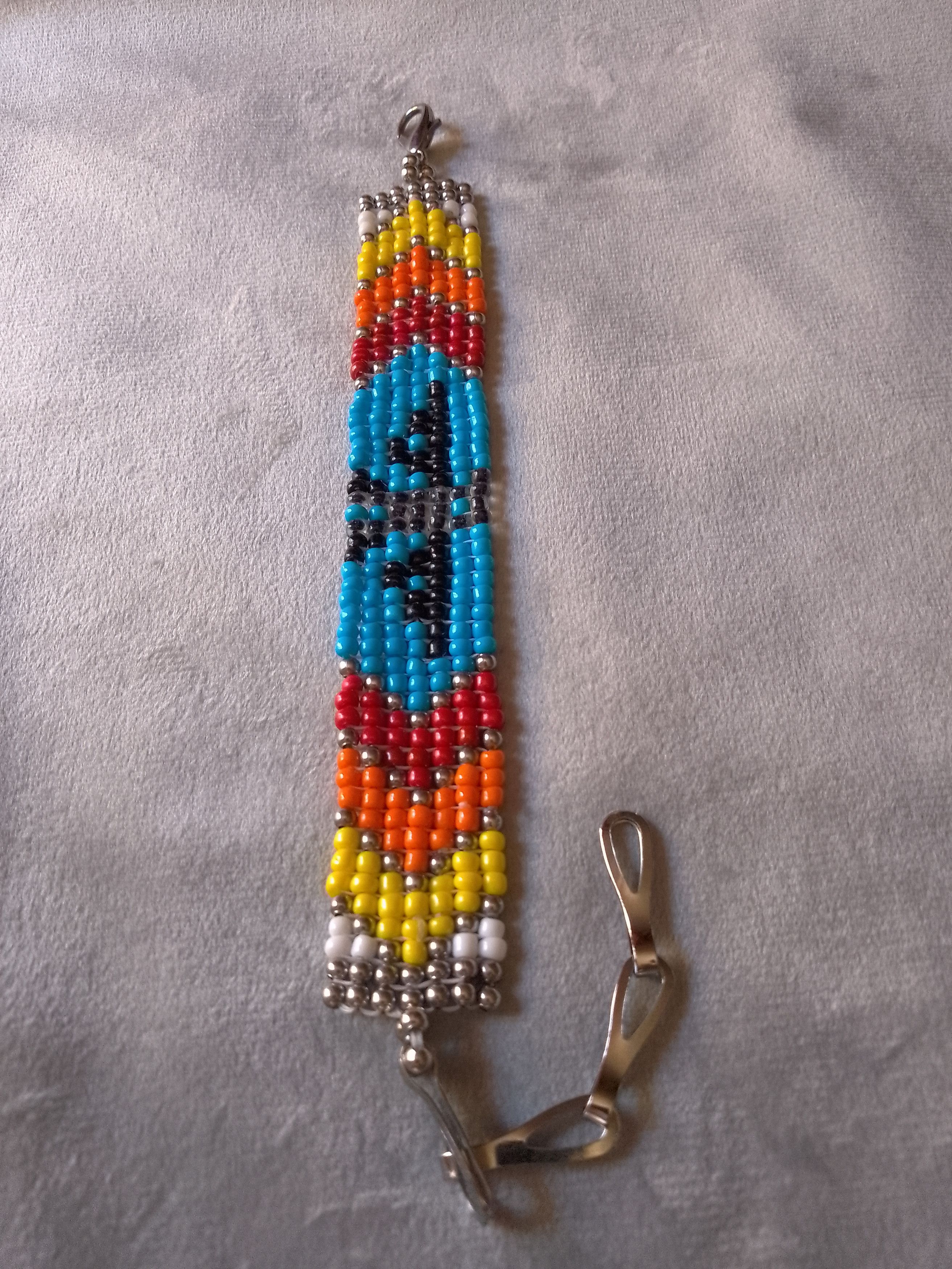 Handmade Ethnic bracelet Native Americans style Size ONE SIZE - 3 Thumbnail