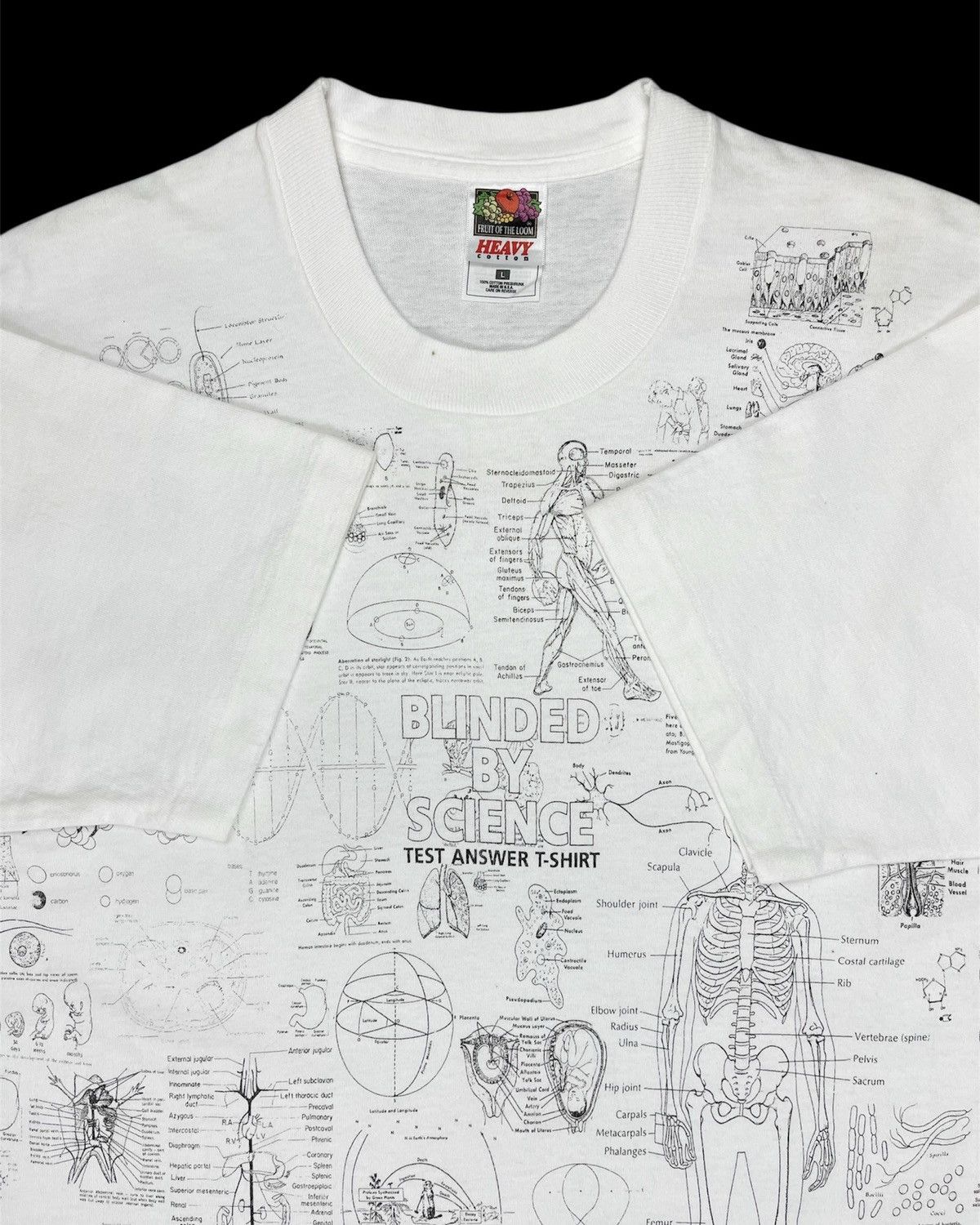 Vintage 1990s Blinded by Science Test Answer Anatomy Tee Size US M / EU 48-50 / 2 - 12 Thumbnail