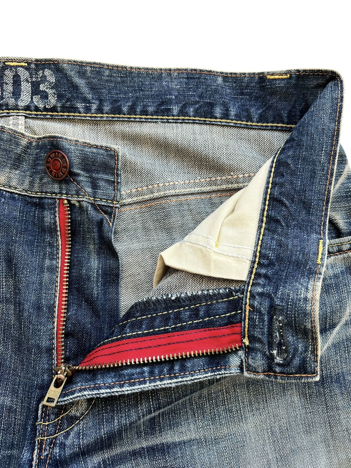 Edwin Vintage Edwin Blue Trip Bootcut Flare Denim Jeans 35x31 Size US 35 - 9 Thumbnail