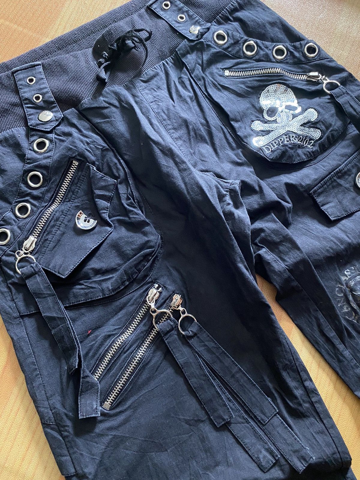 If Six Was Nine × Japanese Brand × Le Grande Bleu (L.G.B.) G.O.A style dipper bondage punk seditionaries pants Size US 29 - 6 Thumbnail