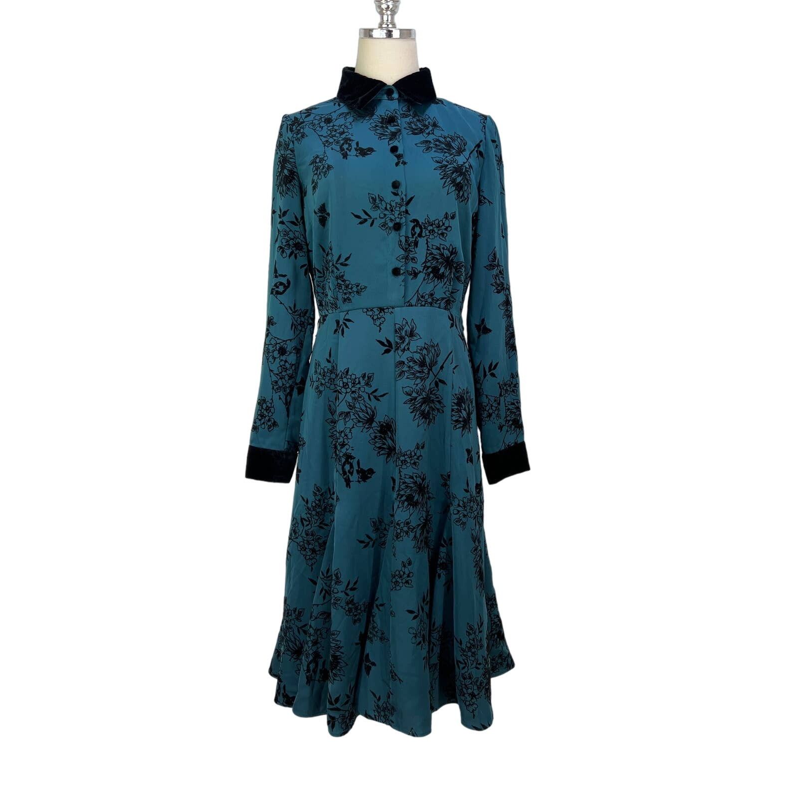 Gal Meets Glam Collection Taylor Crepe Shirtdress