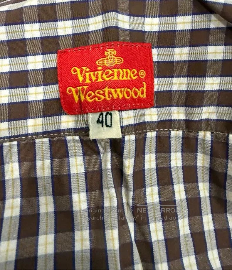 Vivienne Westwood Vivienne Westwood 90s Plaid Collar Shirt Size S / US 4 / IT 40 - 3 Thumbnail