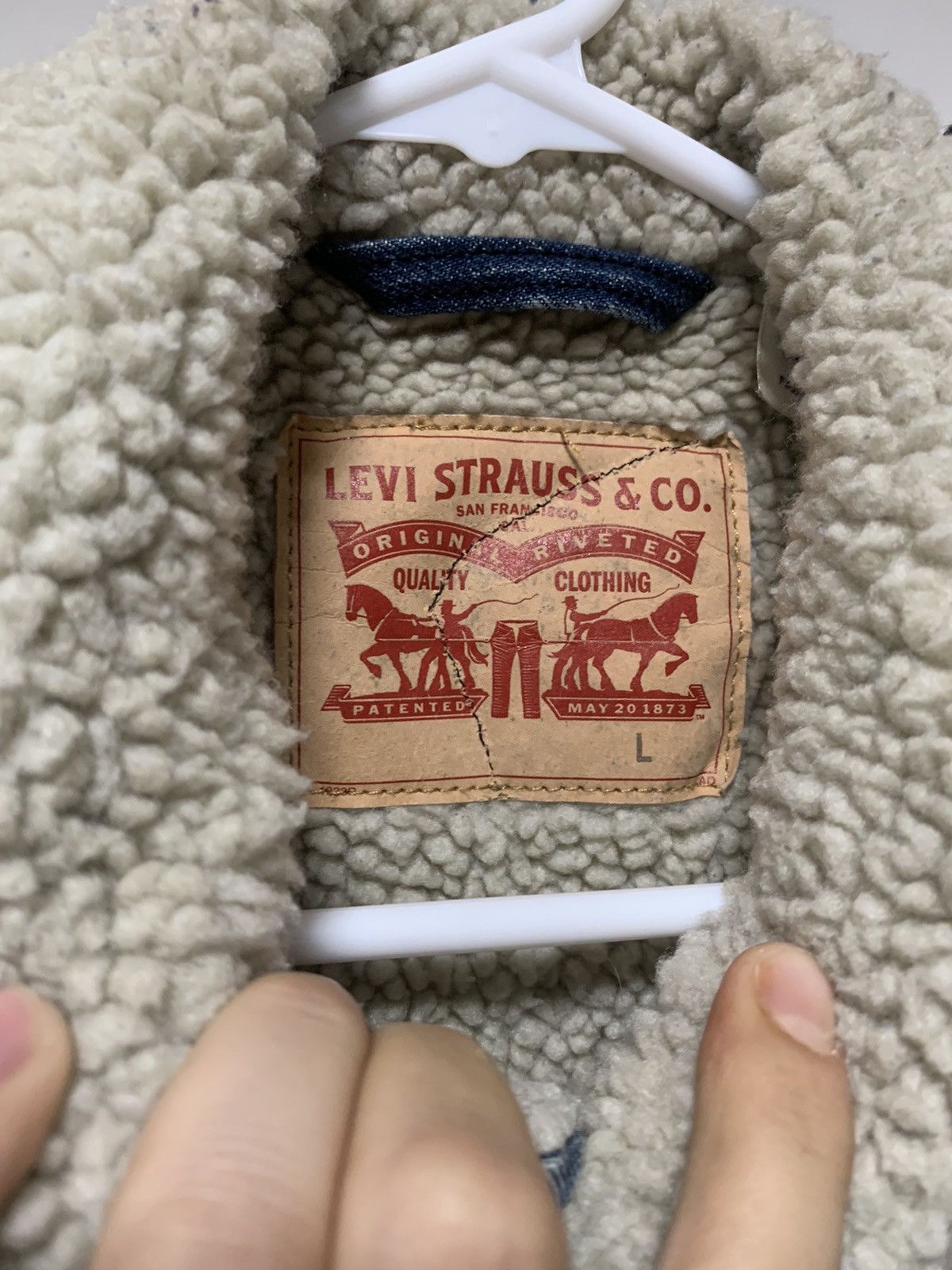 Levi's Sherpa lined distressed Levi’s Jacket Size US L / EU 52-54 / 3 - 4 Thumbnail