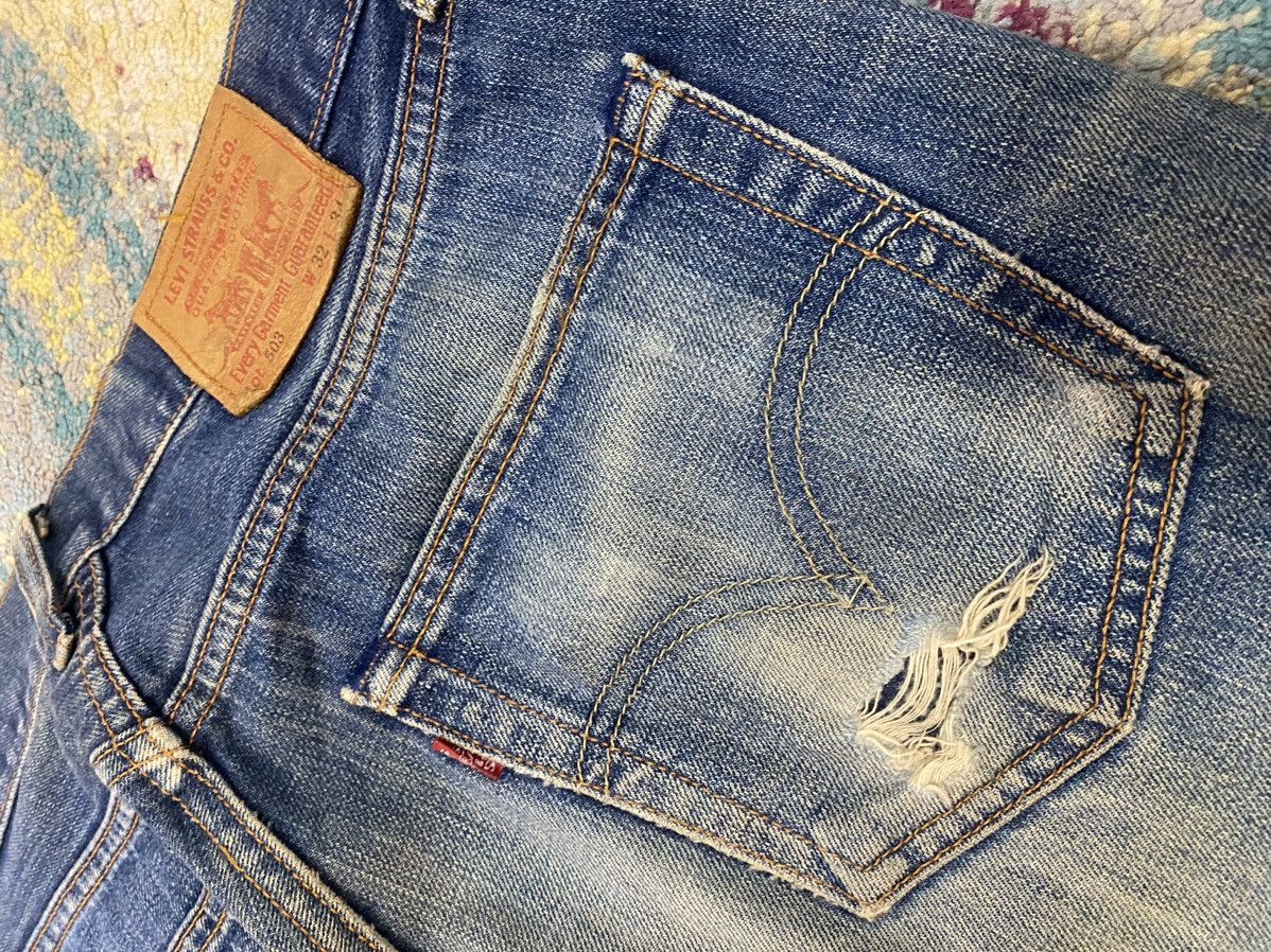 Levi's Vintage Levi's 503 Distressed Pant Jeans Size US 32 / EU 48 - 5 Thumbnail