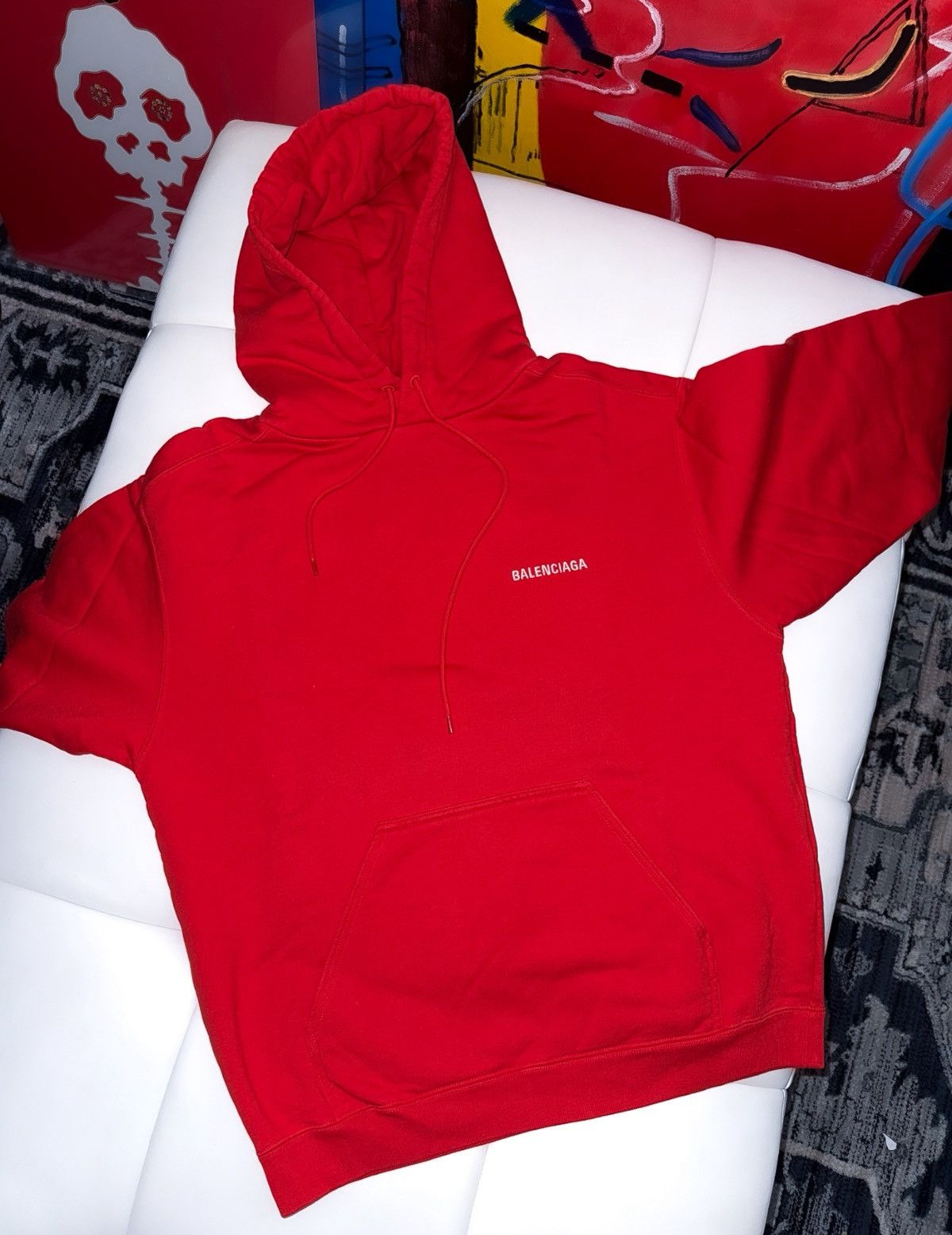 Balenciaga Balenciaga logo hoodie Size US S / EU 44-46 / 1 - 2 Thumbnail