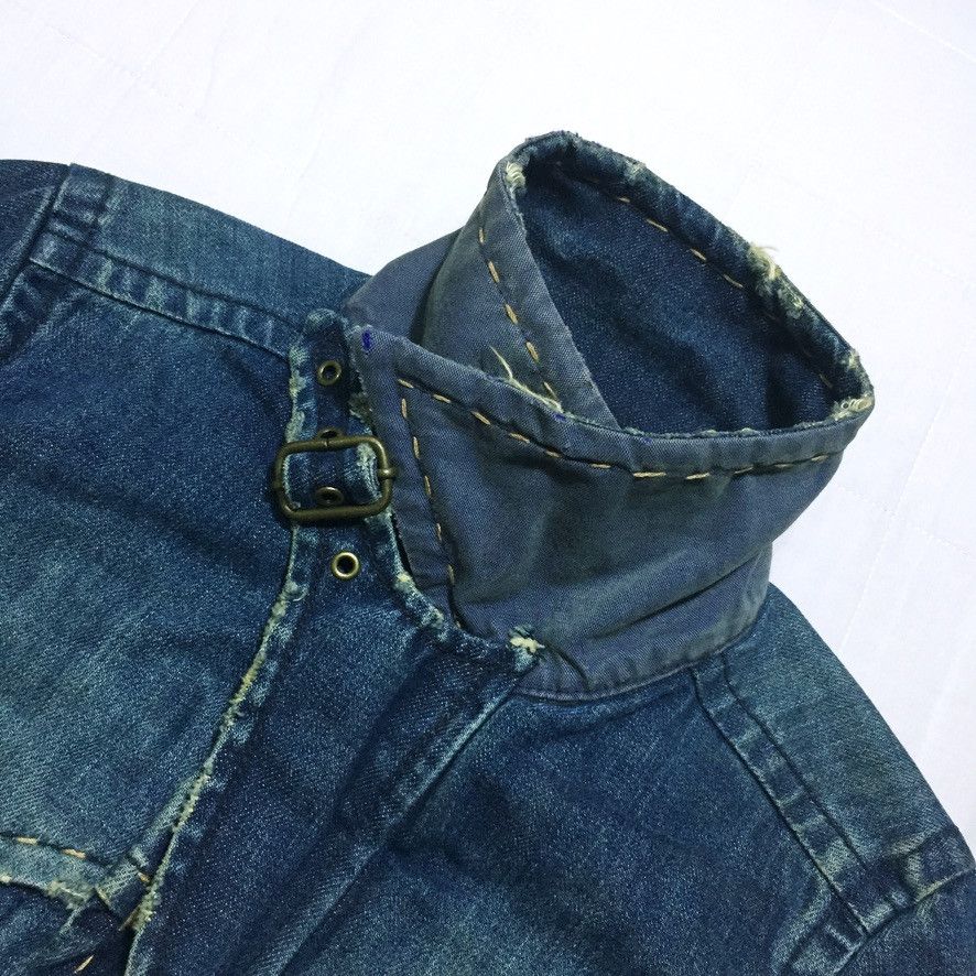 Japanese Brand Touch Jeansmith Rugged Denim Trucker Jacket Size XS / US 0-2 / IT 36-38 - 8 Thumbnail