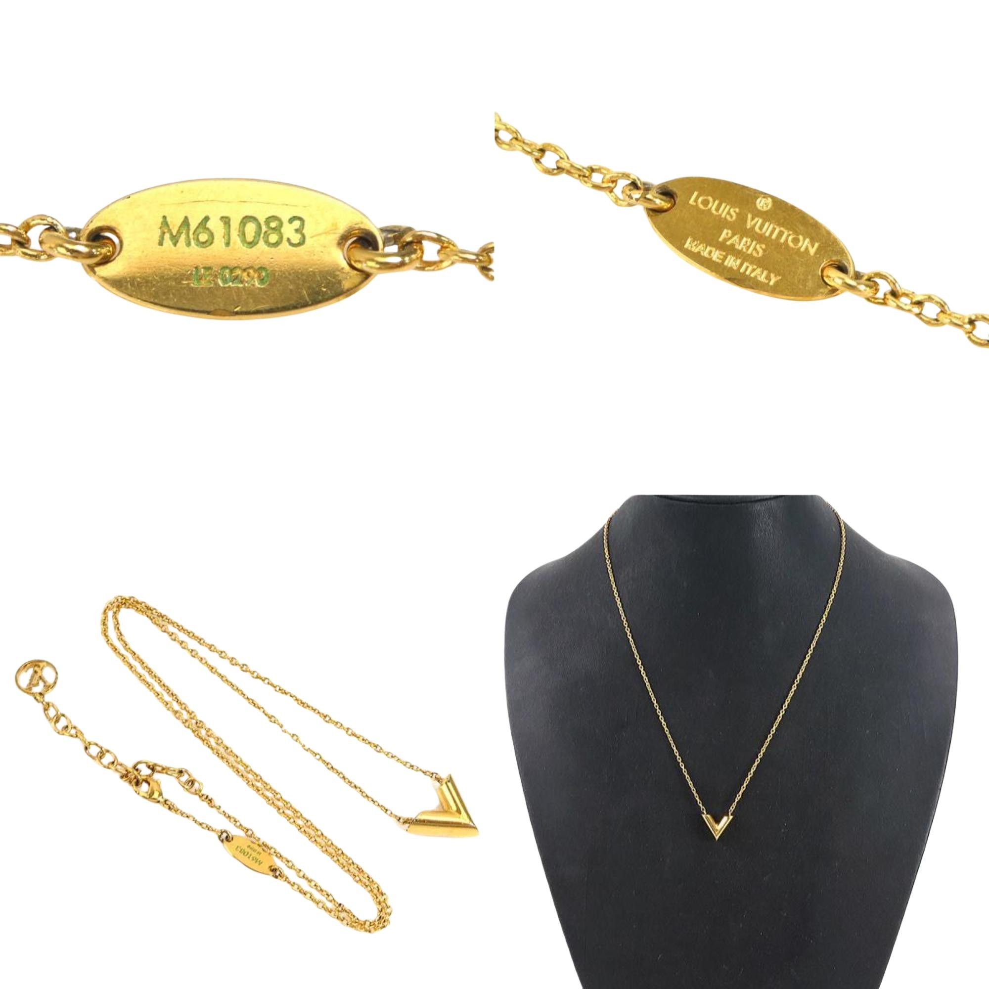 Louis Vuitton Louis Vuitton Essential V necklace Size ONE SIZE - 1 Thumbnail
