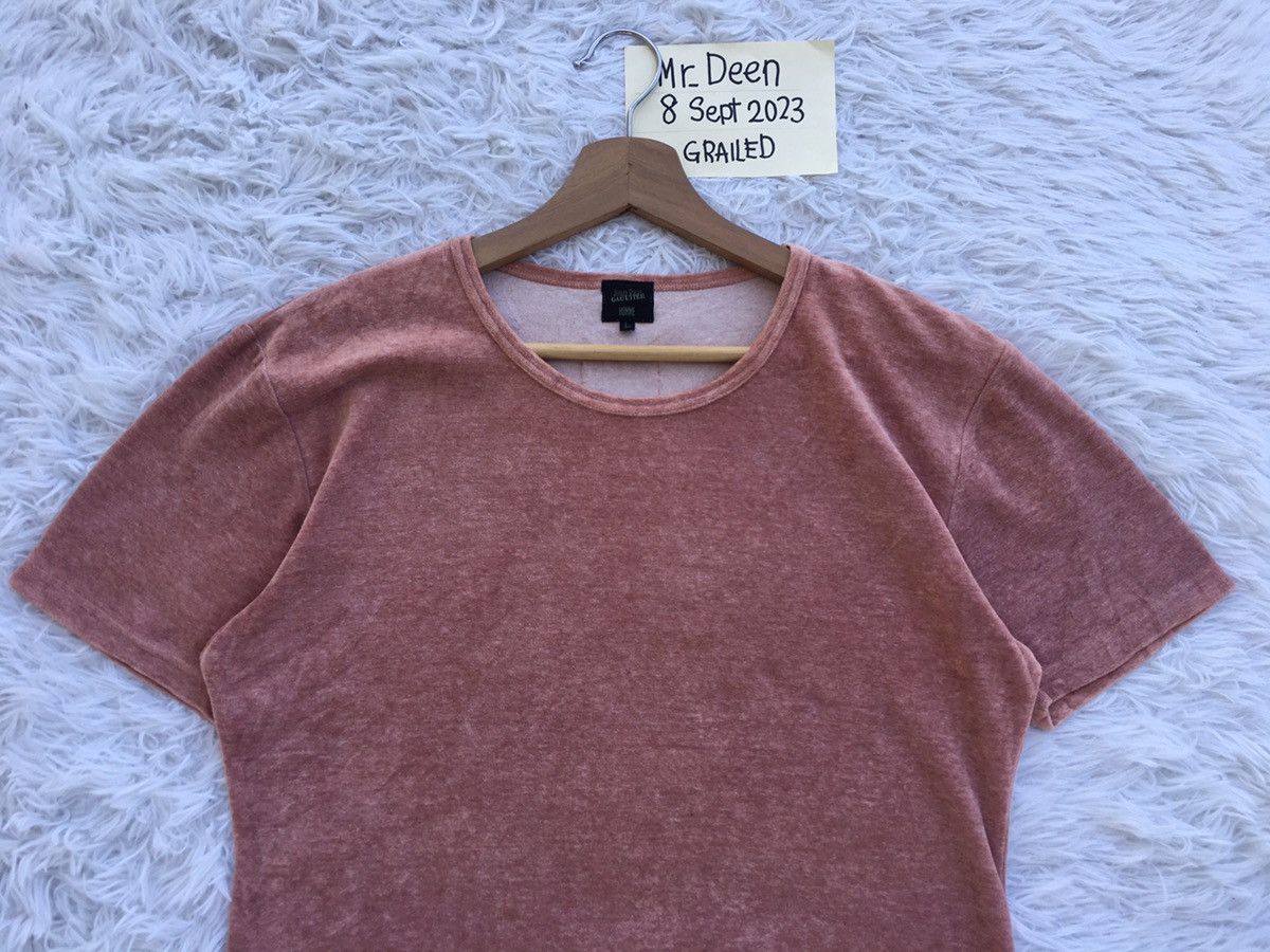 Jean Paul Gaultier Rare Vintage Jean Paul Gaultier Homme Velvet Tshirt Size US M / EU 48-50 / 2 - 5 Thumbnail