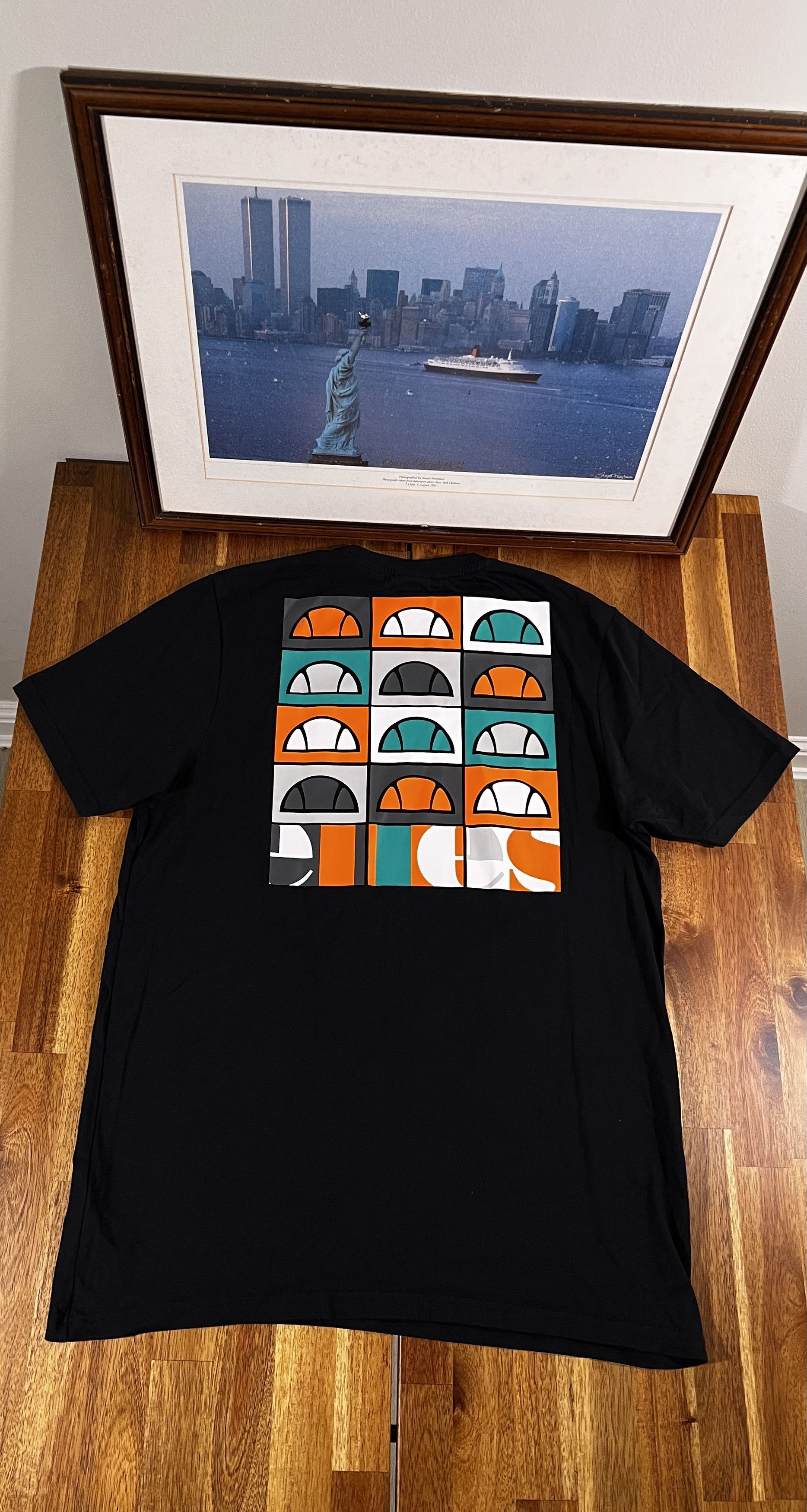Ellesse Ellesse Fondato Black Men's T-Shirt Size US L / EU 52-54 / 3 - 1 Thumbnail